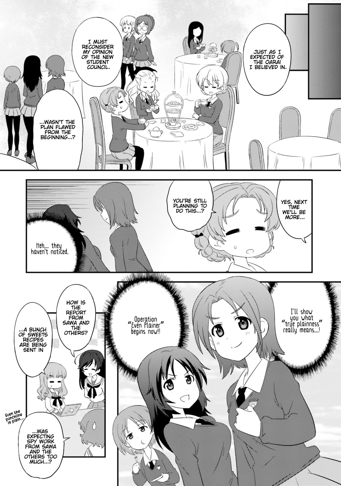 Girls & Panzer - Motto Love Love Sakusen desu! Chapter 79 page 14 - Chapter 79: It's the Stealthy-Stealth Operation!
