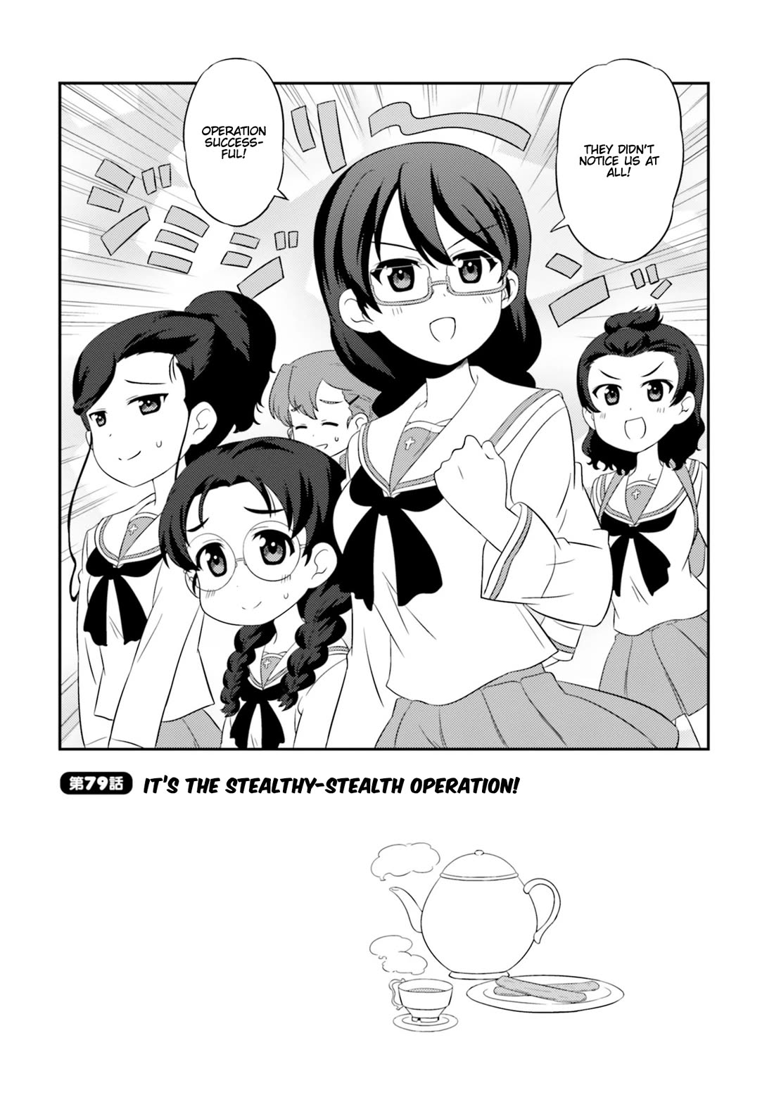 Girls & Panzer - Motto Love Love Sakusen desu! Chapter 79 page 2 - Chapter 79: It's the Stealthy-Stealth Operation!