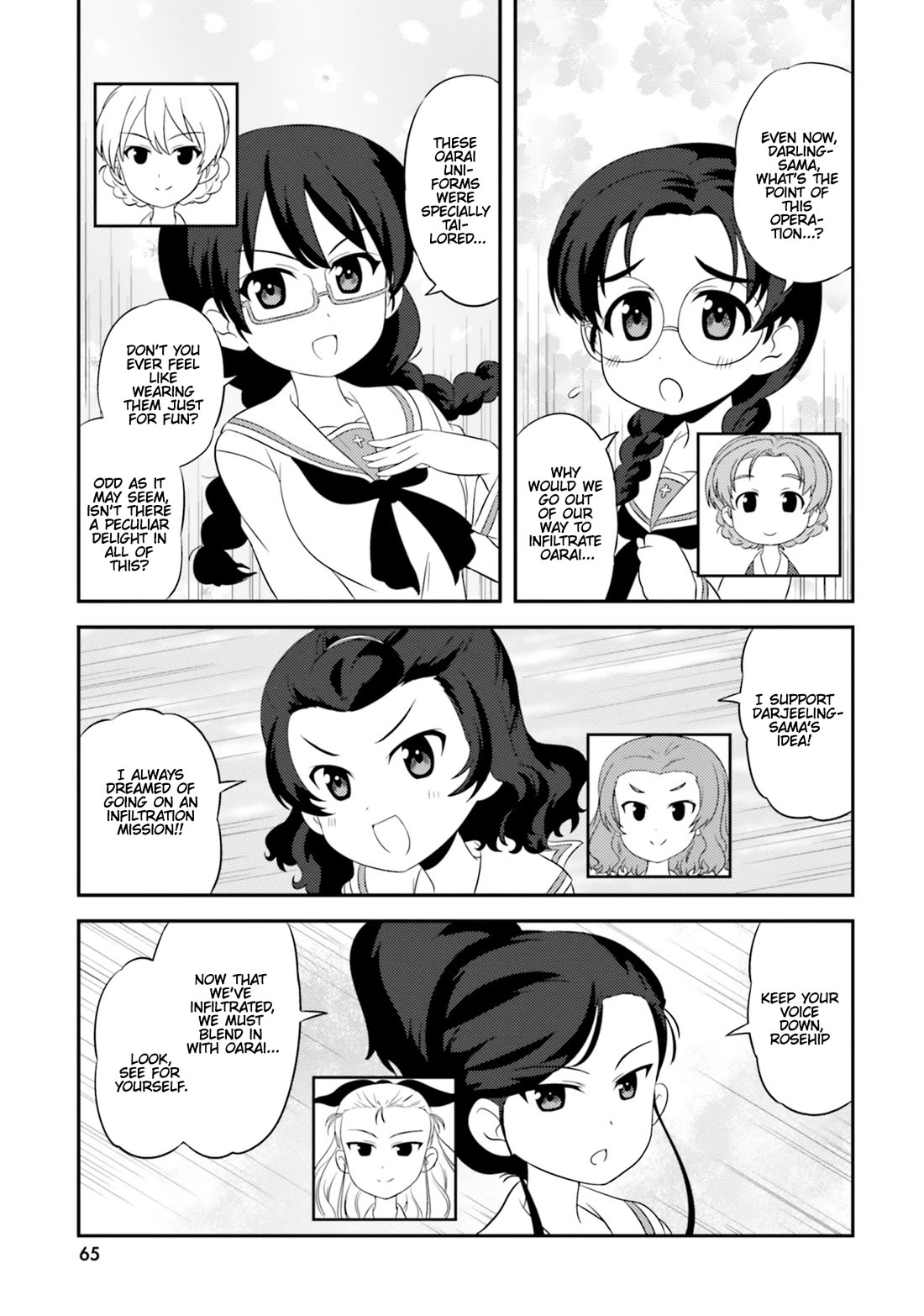 Girls & Panzer - Motto Love Love Sakusen desu! Chapter 79 page 3 - Chapter 79: It's the Stealthy-Stealth Operation!
