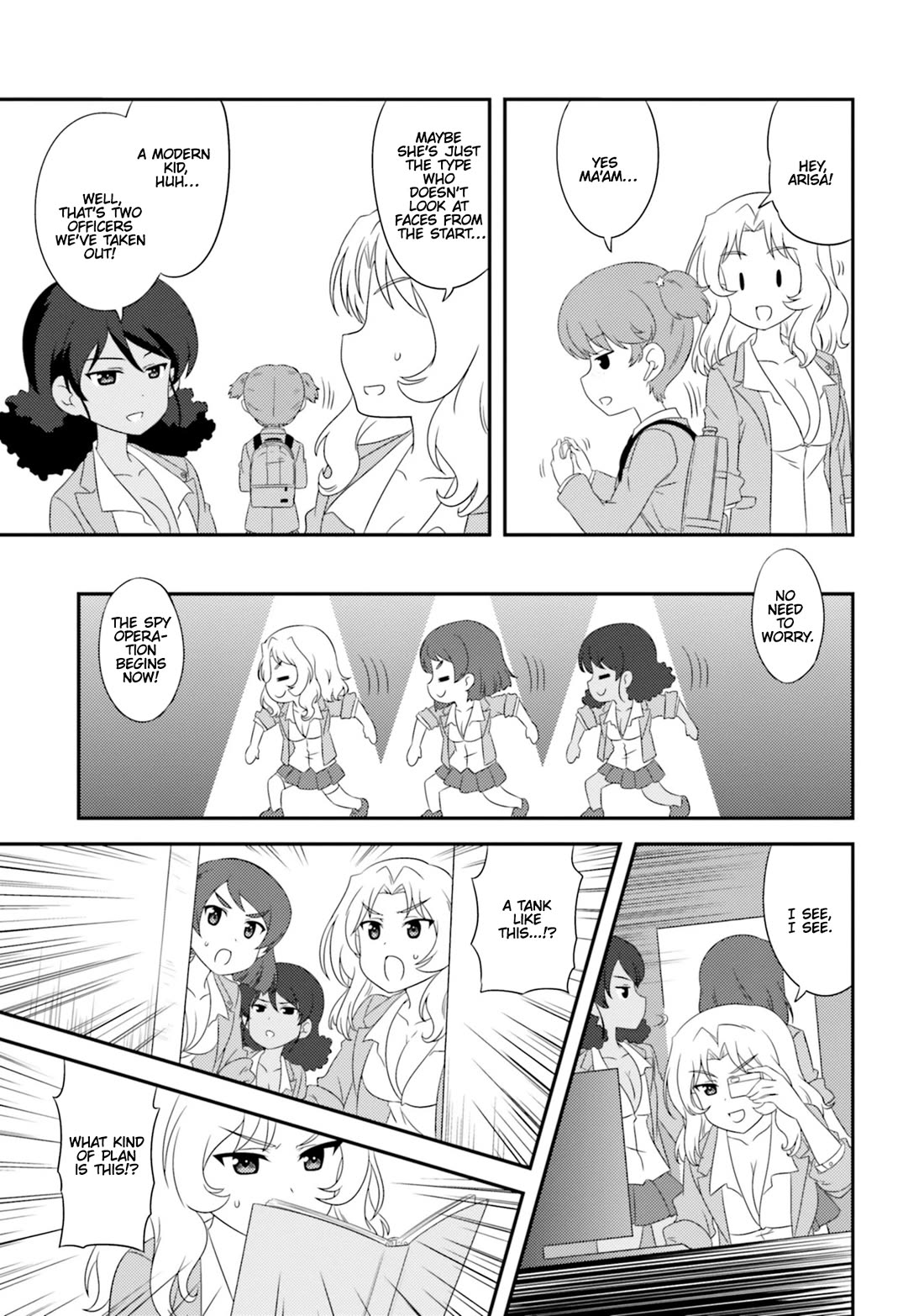 Girls & Panzer - Motto Love Love Sakusen desu! Chapter 81 page 5 - Chapter 81: It’s the Infiltration of the Sanders University High School!