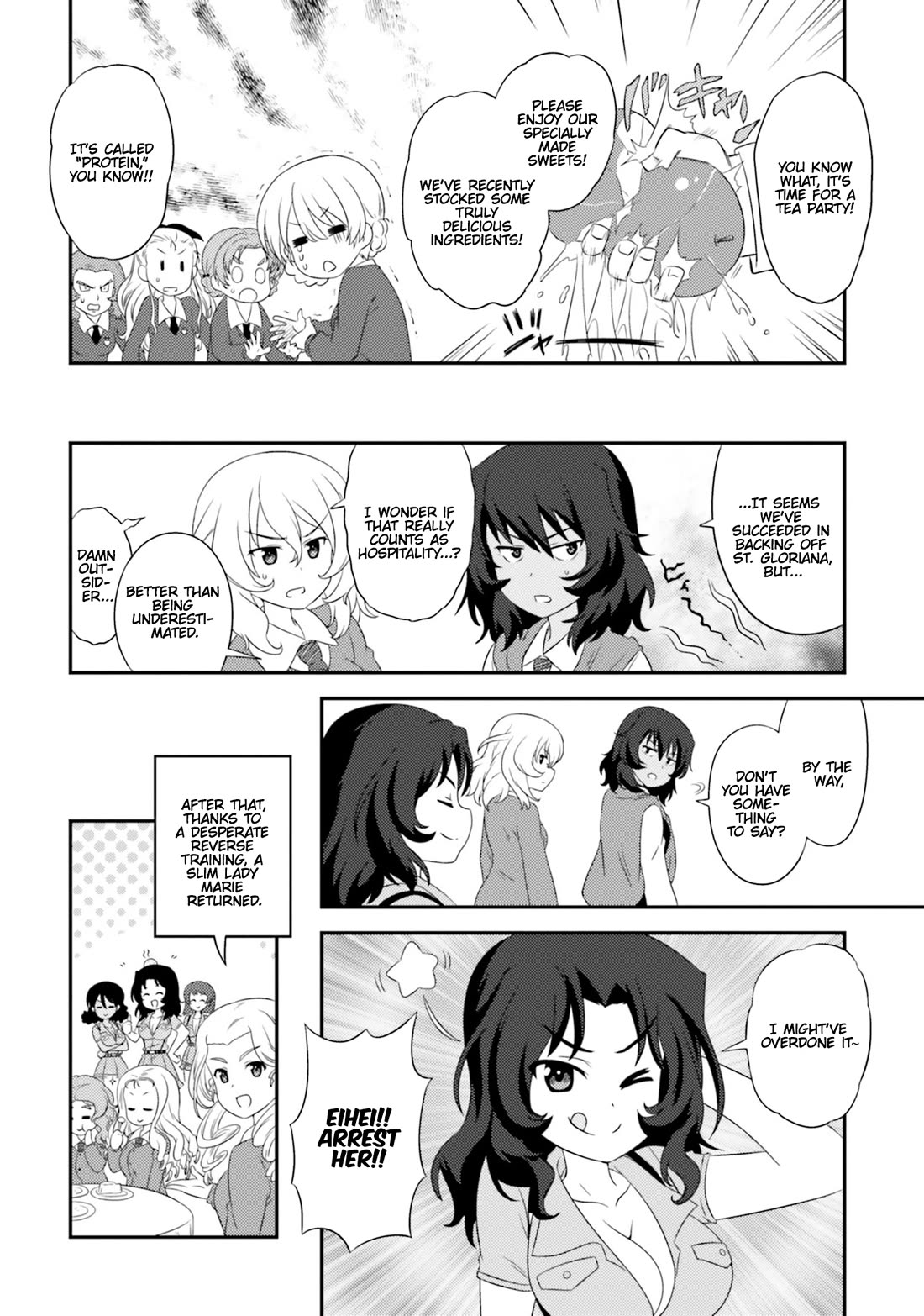 Girls & Panzer - Motto Love Love Sakusen desu! Chapter 82.4 page 10 - Chapter 82.4: Bonus ④ - It's the... BT Freedom Academy?
