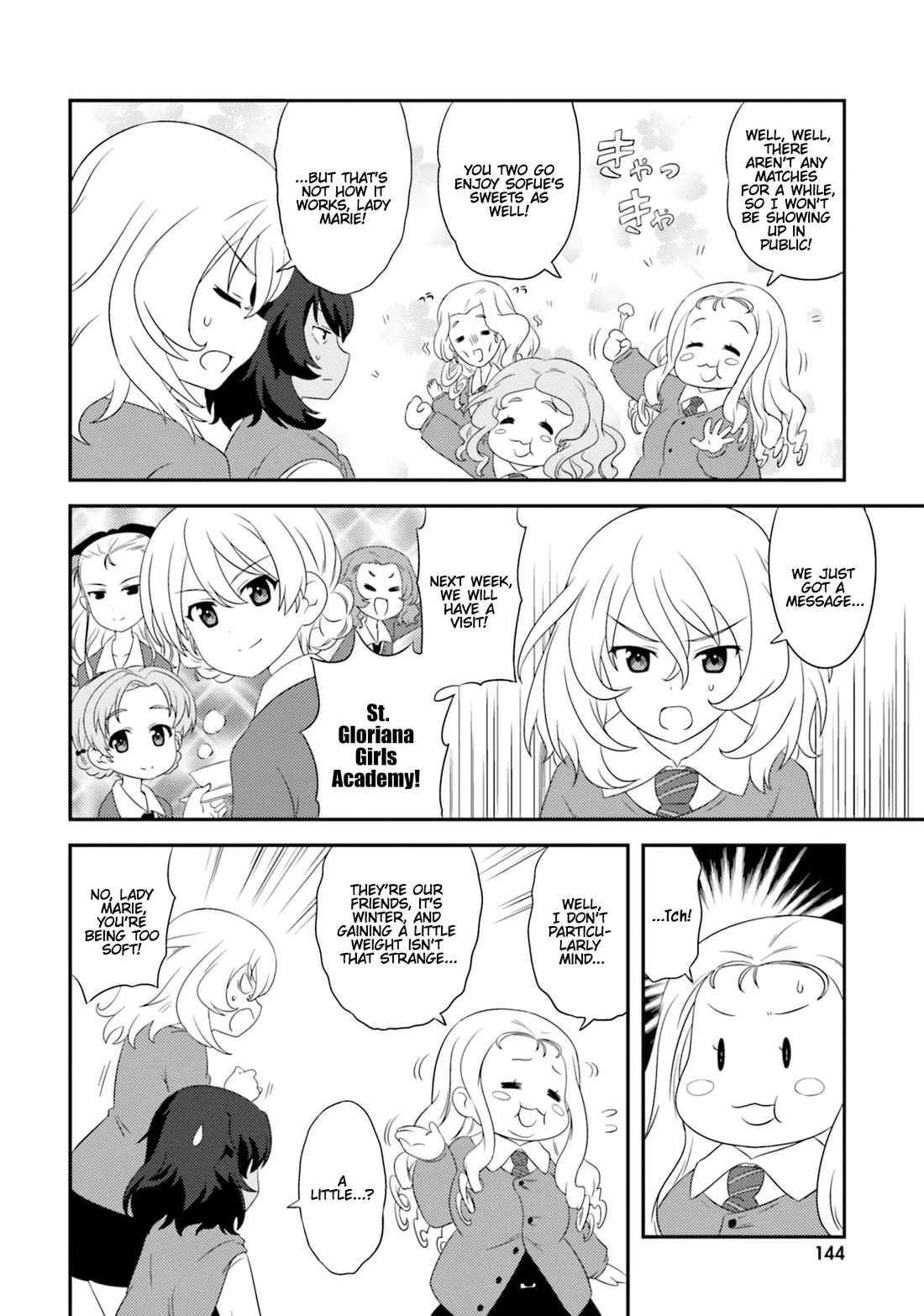Girls & Panzer - Motto Love Love Sakusen desu! Chapter 82.4 page 4 - Chapter 82.4: Bonus ④ - It's the... BT Freedom Academy?