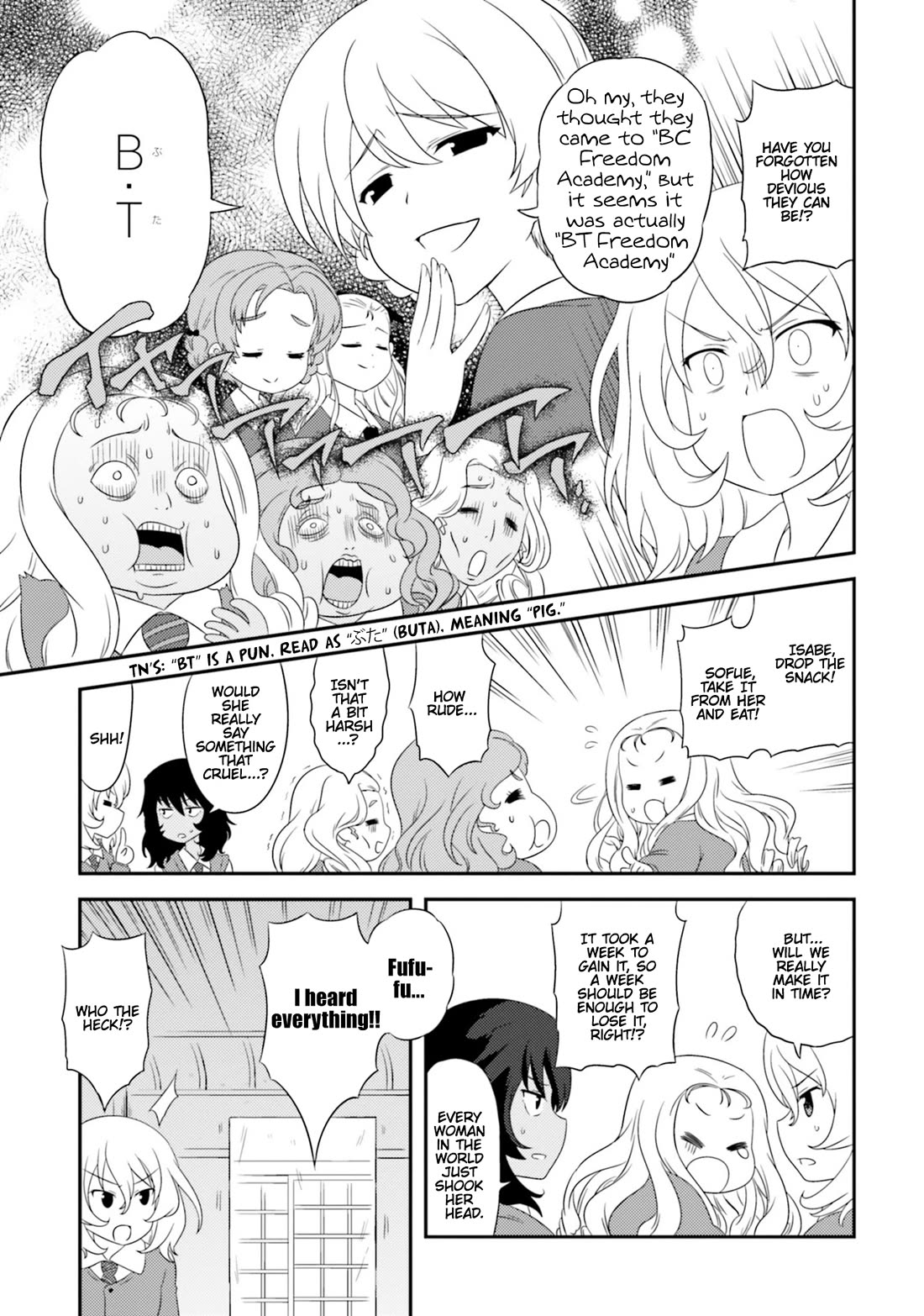 Girls & Panzer - Motto Love Love Sakusen desu! Chapter 82.4 page 5 - Chapter 82.4: Bonus ④ - It's the... BT Freedom Academy?