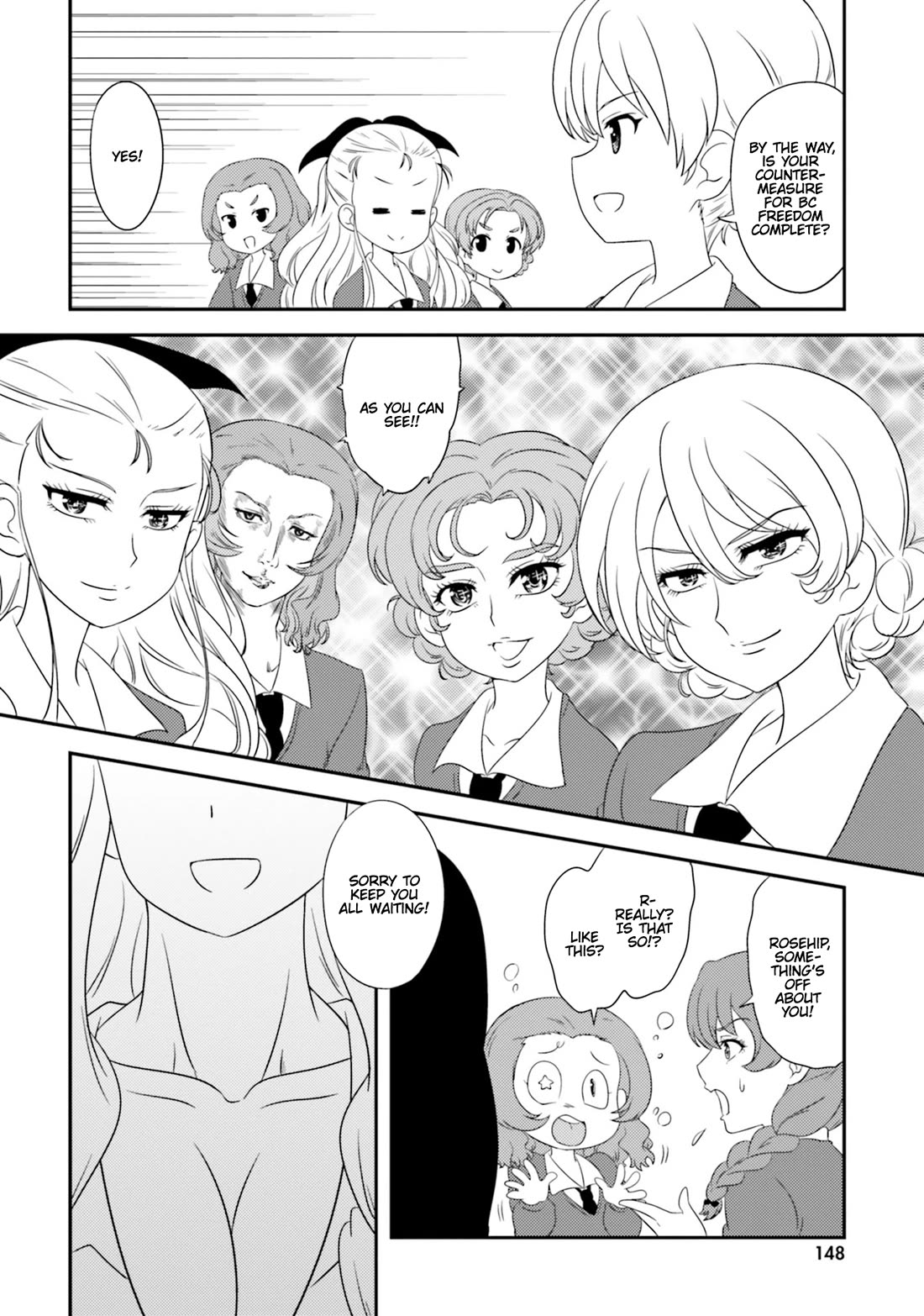 Girls & Panzer - Motto Love Love Sakusen desu! Chapter 82.4 page 8 - Chapter 82.4: Bonus ④ - It's the... BT Freedom Academy?