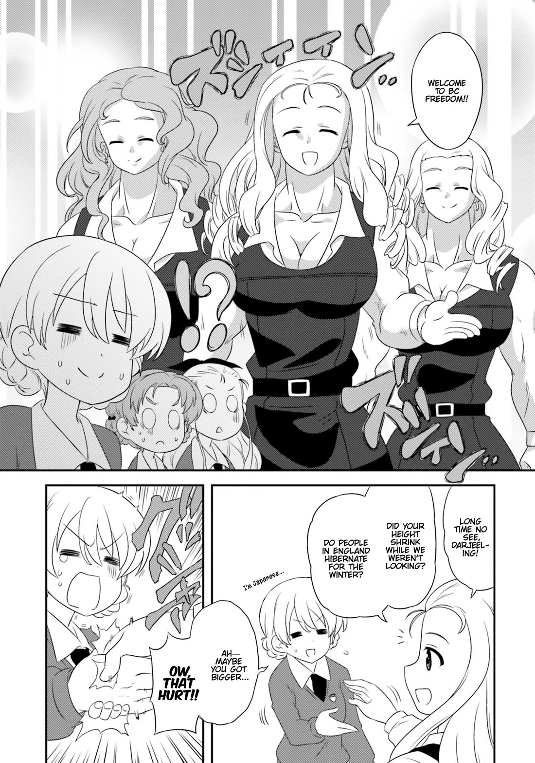 Girls & Panzer - Motto Love Love Sakusen desu! Chapter 82.4 page 9 - Chapter 82.4: Bonus ④ - It's the... BT Freedom Academy?