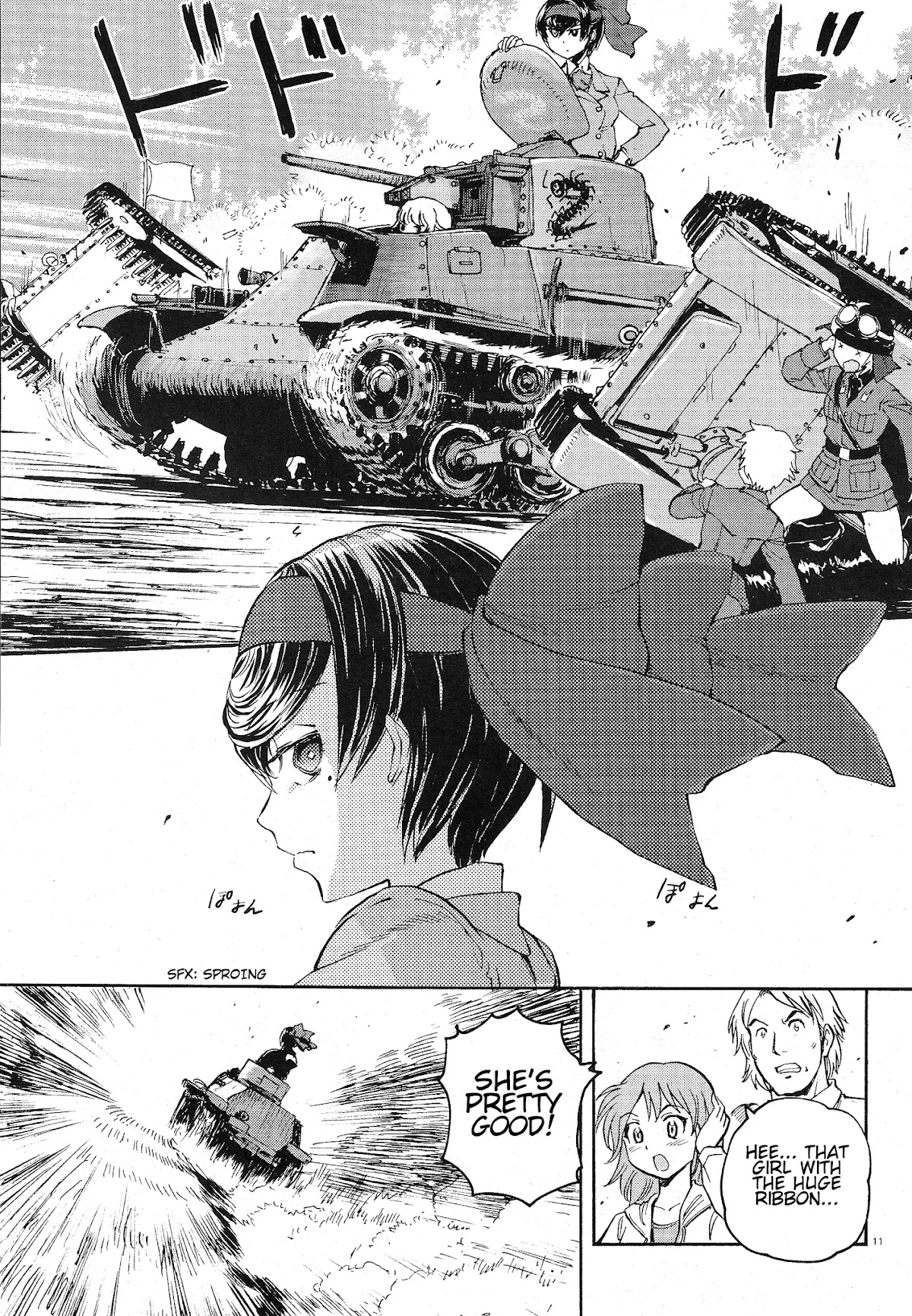 Girls & Panzer - Ribbon no Musha Chapter 1 page 15 - Chapter 1: Let's Talk About My Best Friend