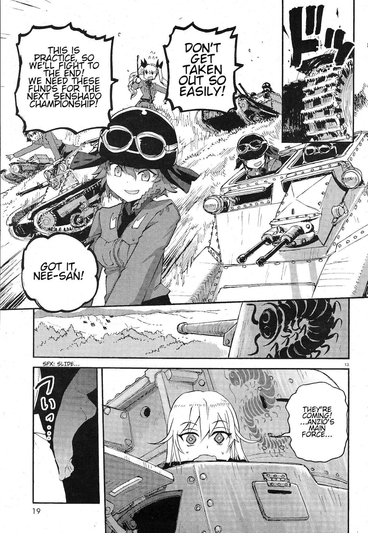 Girls & Panzer - Ribbon no Musha Chapter 1 page 17 - Chapter 1: Let's Talk About My Best Friend