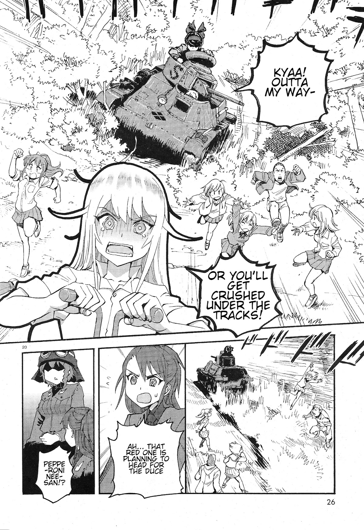 Girls & Panzer - Ribbon no Musha Chapter 1 page 24 - Chapter 1: Let's Talk About My Best Friend