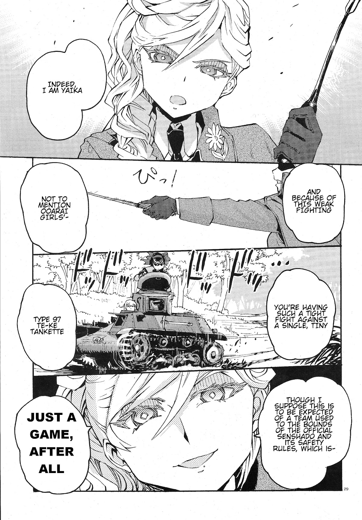 Girls & Panzer - Ribbon no Musha Chapter 1 page 33 - Chapter 1: Let's Talk About My Best Friend