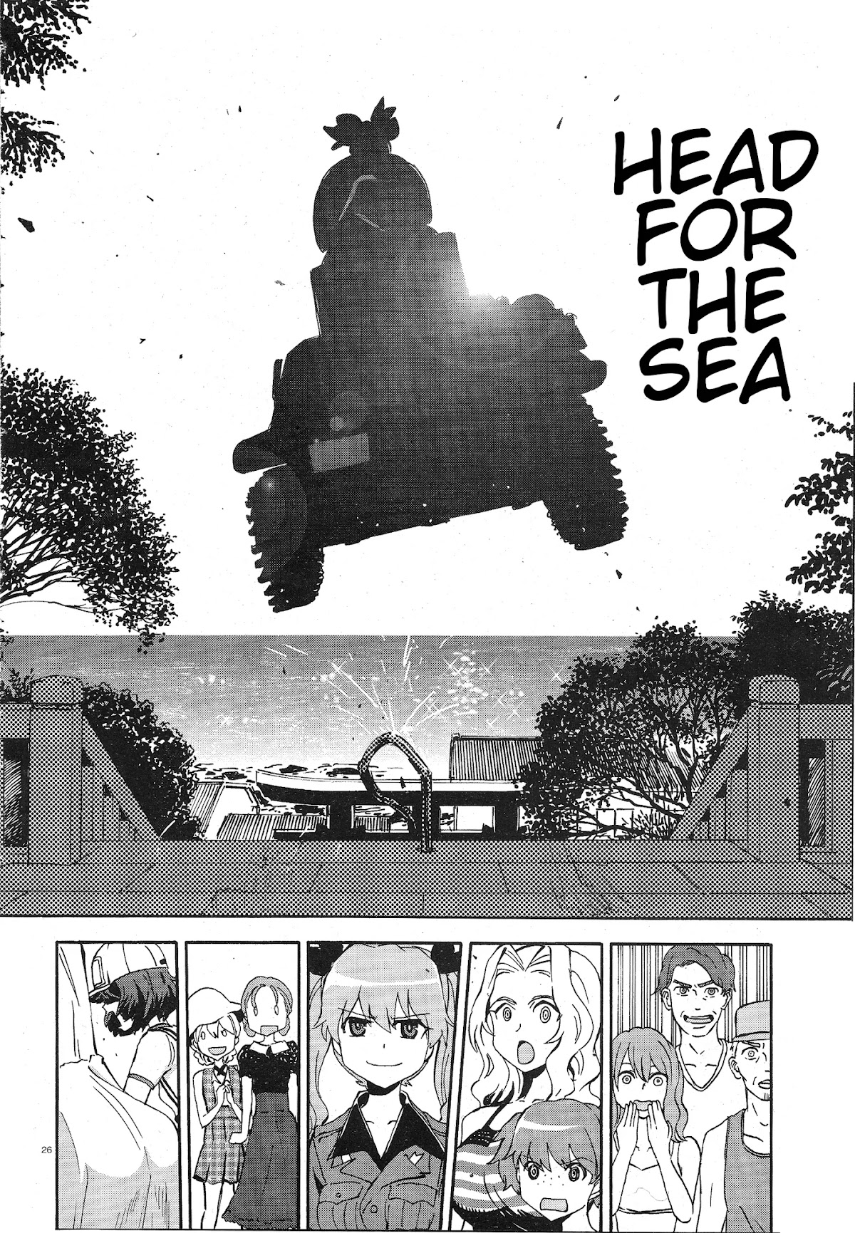 Girls & Panzer - Ribbon no Musha Chapter 10 page 25 - Chapter 10: Offering the Decisive Battle