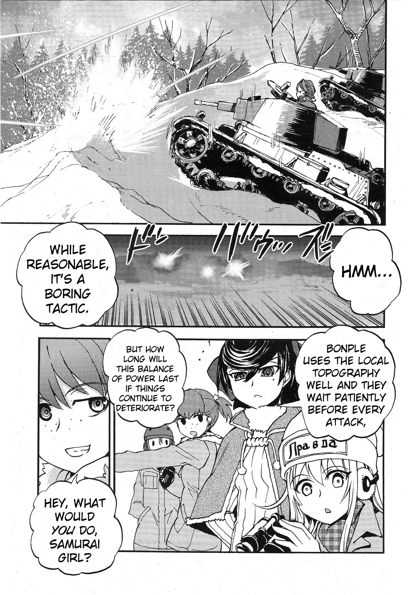 Girls & Panzer - Ribbon no Musha Chapter 12 page 10 - Chapter 12: Jajka's Battle - Part 2