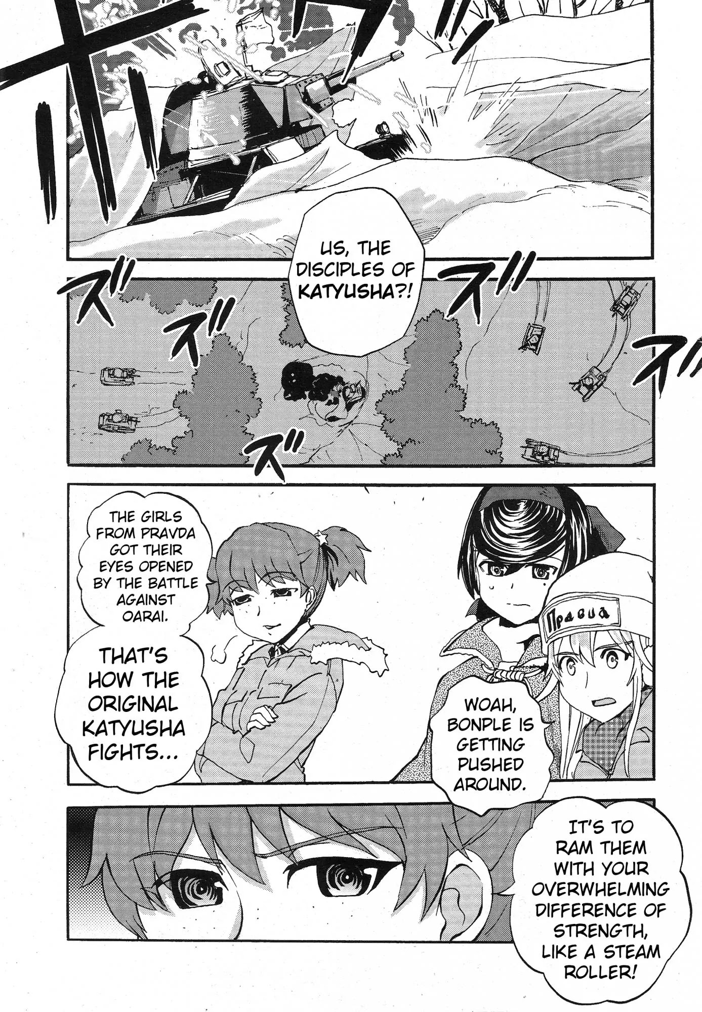 Girls & Panzer - Ribbon no Musha Chapter 12 page 18 - Chapter 12: Jajka's Battle - Part 2