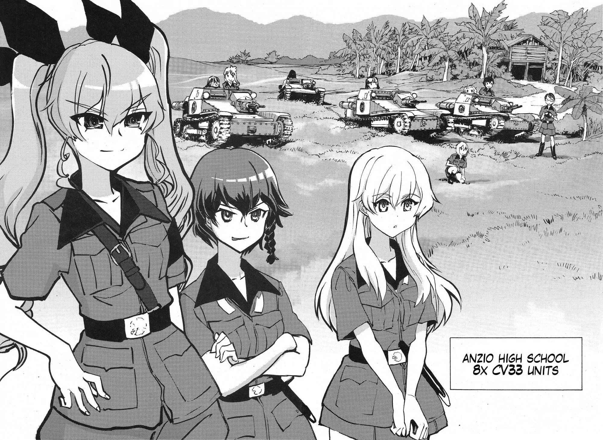 Girls & Panzer - Ribbon no Musha Chapter 13 page 20 - Chapter 13: Tategoto Highschool's Aung-san - Part 1