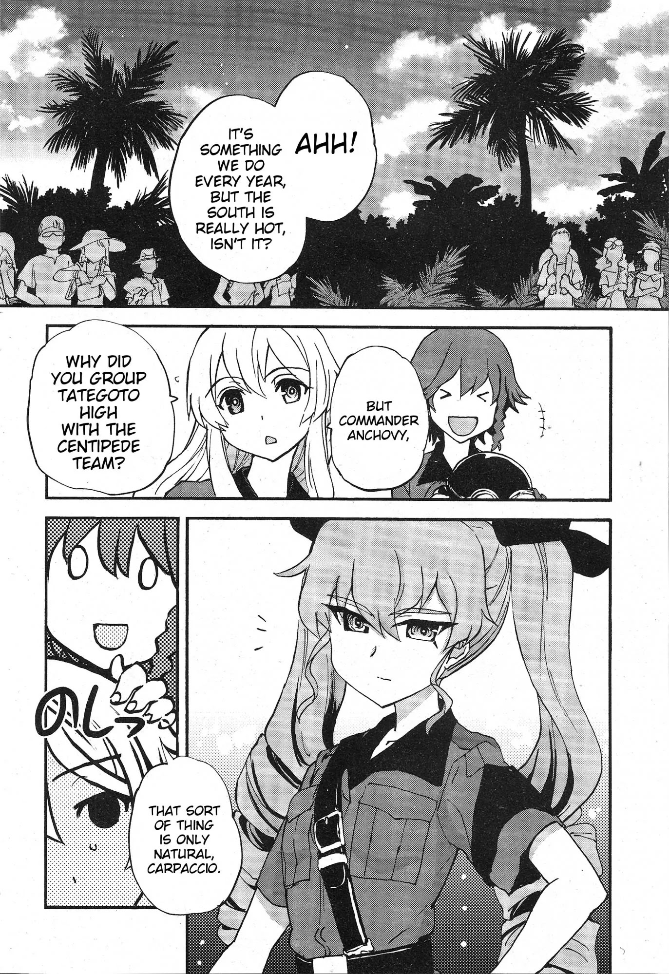 Girls & Panzer - Ribbon no Musha Chapter 13 page 21 - Chapter 13: Tategoto Highschool's Aung-san - Part 1