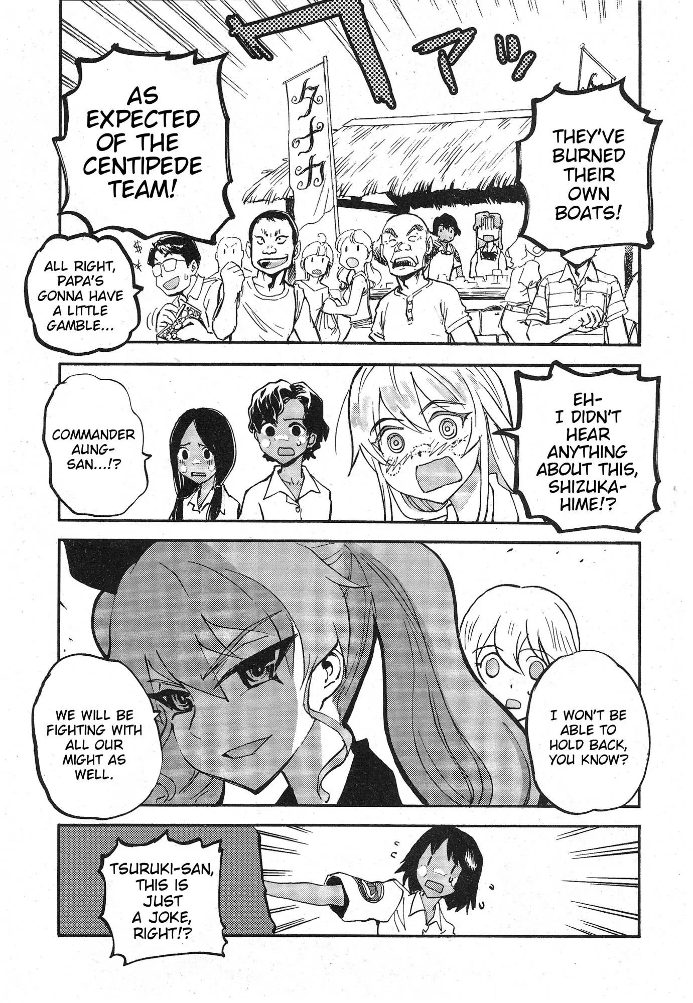 Girls & Panzer - Ribbon no Musha Chapter 13 page 30 - Chapter 13: Tategoto Highschool's Aung-san - Part 1