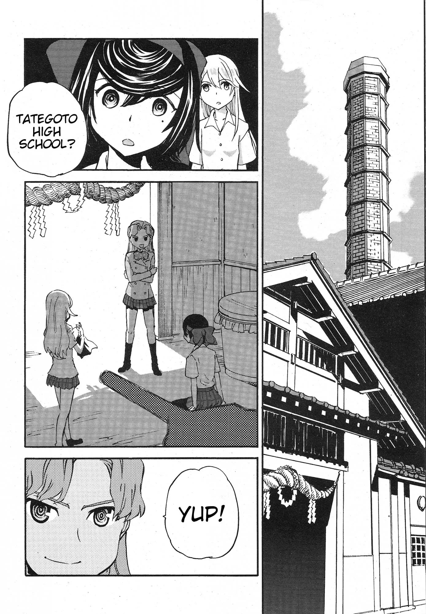 Girls & Panzer - Ribbon no Musha Chapter 13 page 5 - Chapter 13: Tategoto Highschool's Aung-san - Part 1