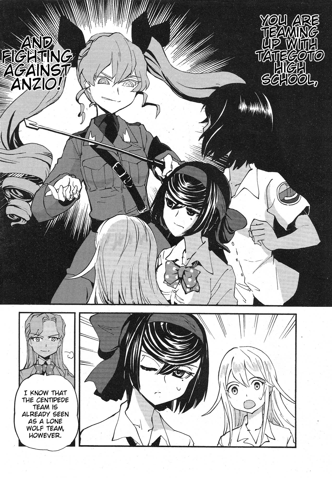 Girls & Panzer - Ribbon no Musha Chapter 13 page 7 - Chapter 13: Tategoto Highschool's Aung-san - Part 1