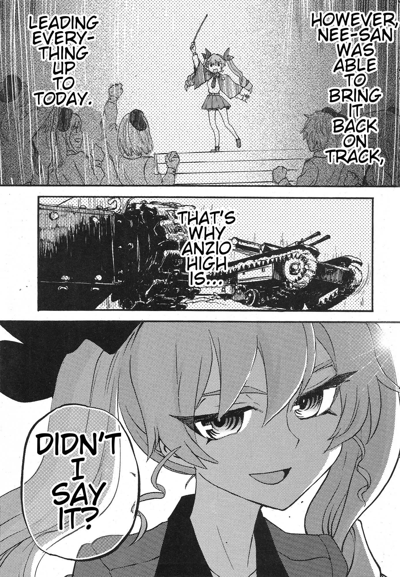 Girls & Panzer - Ribbon no Musha Chapter 14 page 15 - Chapter 14: Tategoto Highschool's Aung-san - Part 2