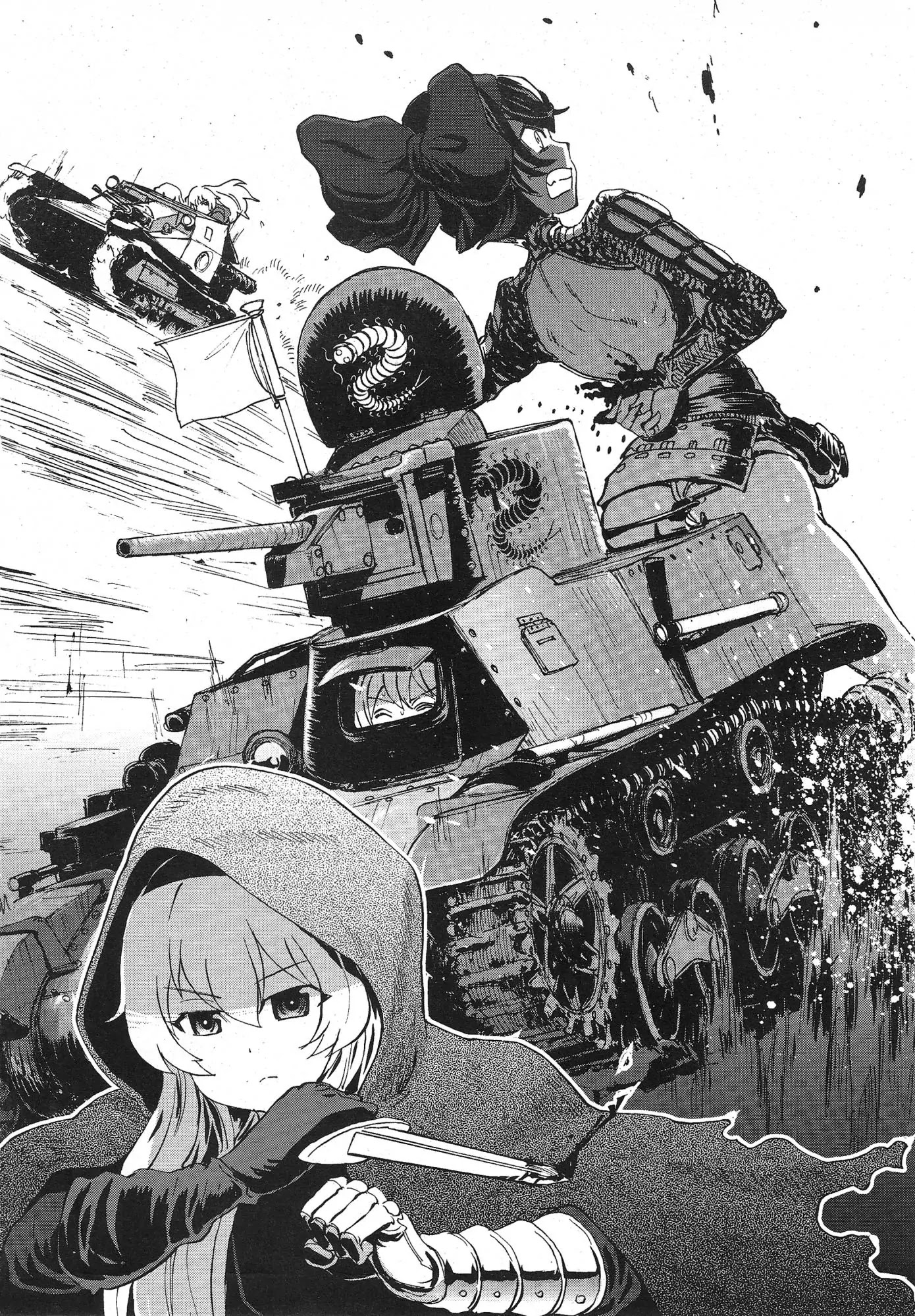 Girls & Panzer - Ribbon no Musha Chapter 14 page 22 - Chapter 14: Tategoto Highschool's Aung-san - Part 2