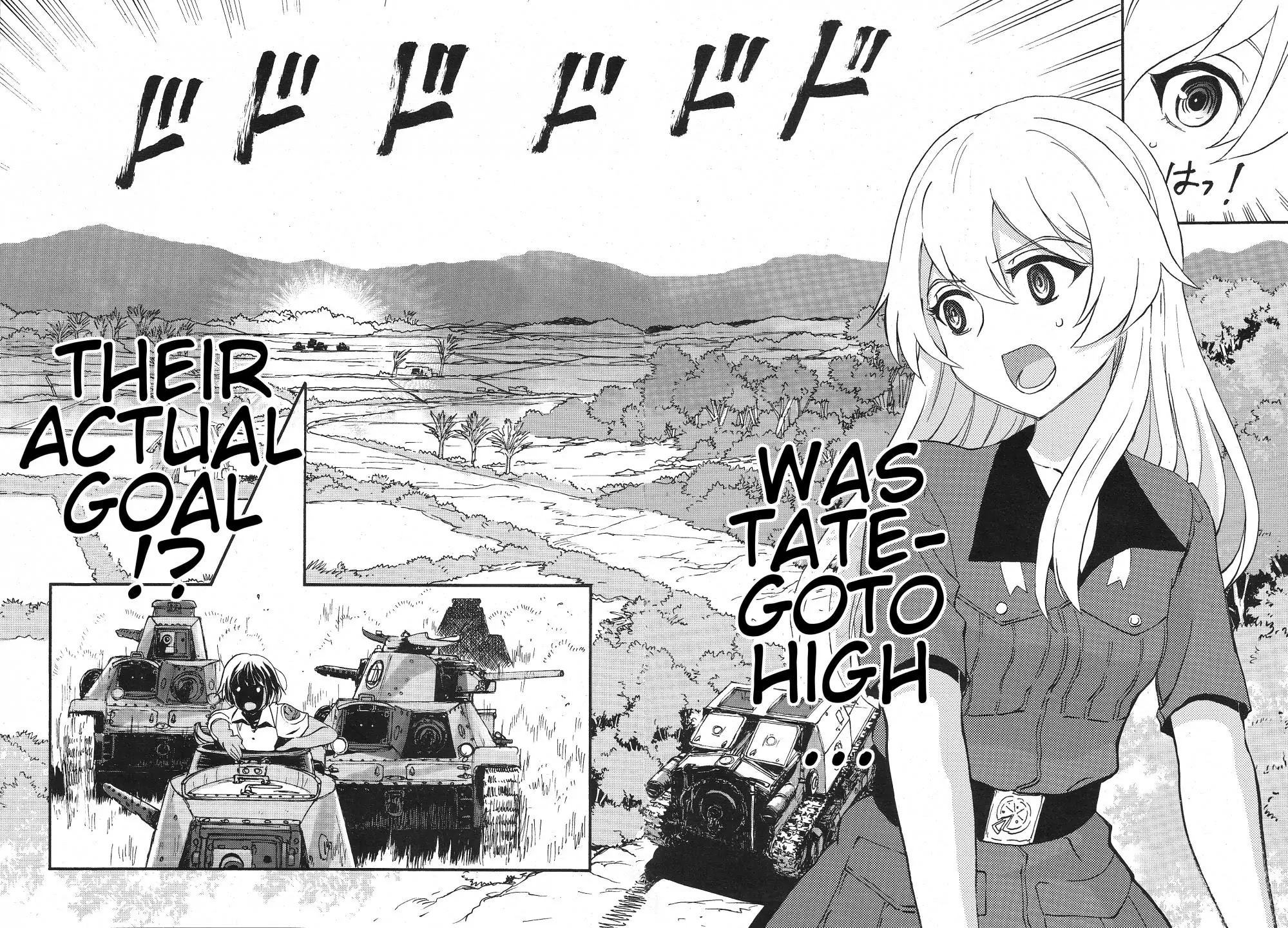 Girls & Panzer - Ribbon no Musha Chapter 14 page 24 - Chapter 14: Tategoto Highschool's Aung-san - Part 2
