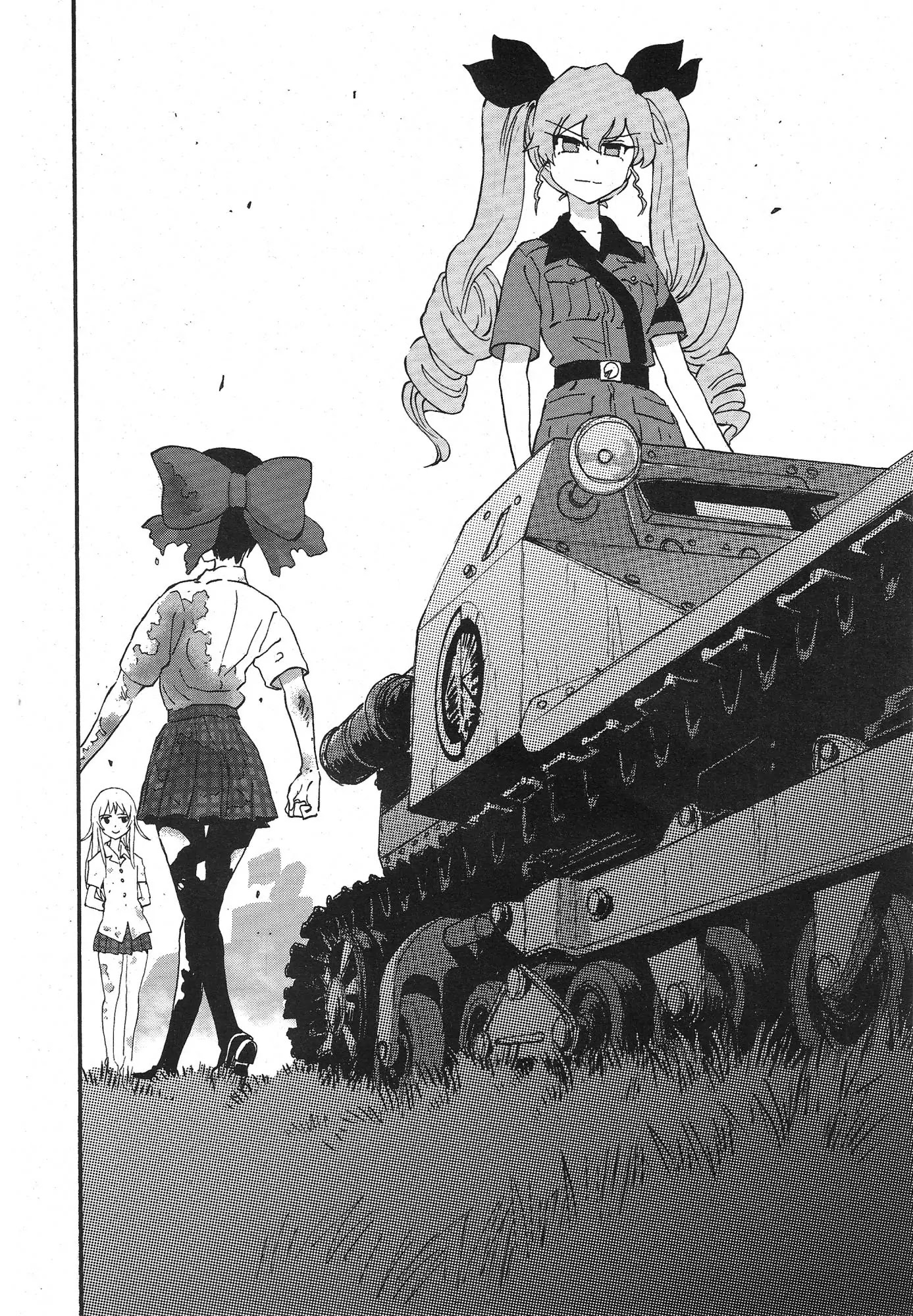 Girls & Panzer - Ribbon no Musha Chapter 14 page 35 - Chapter 14: Tategoto Highschool's Aung-san - Part 2