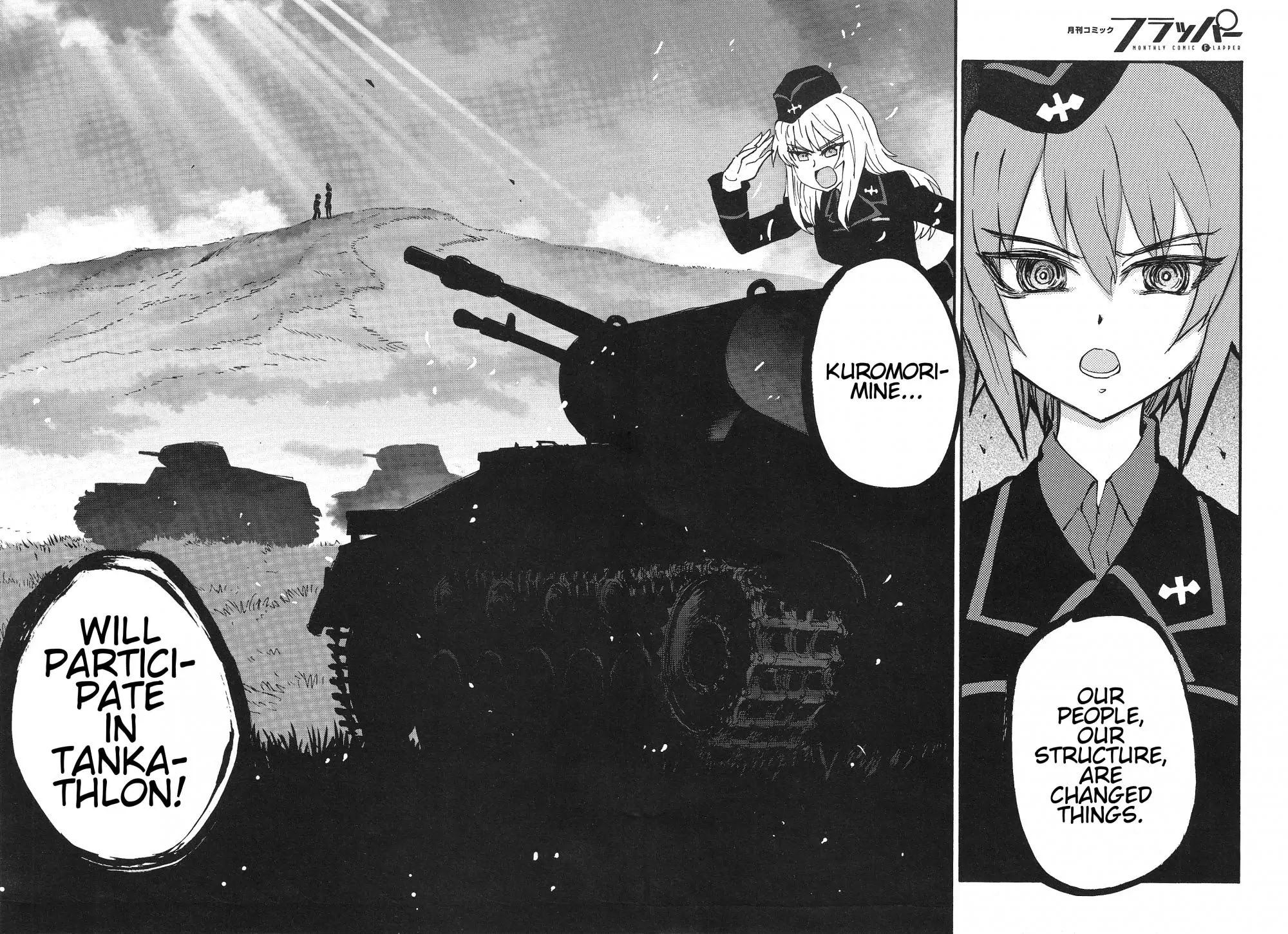 Girls & Panzer - Ribbon no Musha Chapter 14 page 37 - Chapter 14: Tategoto Highschool's Aung-san - Part 2