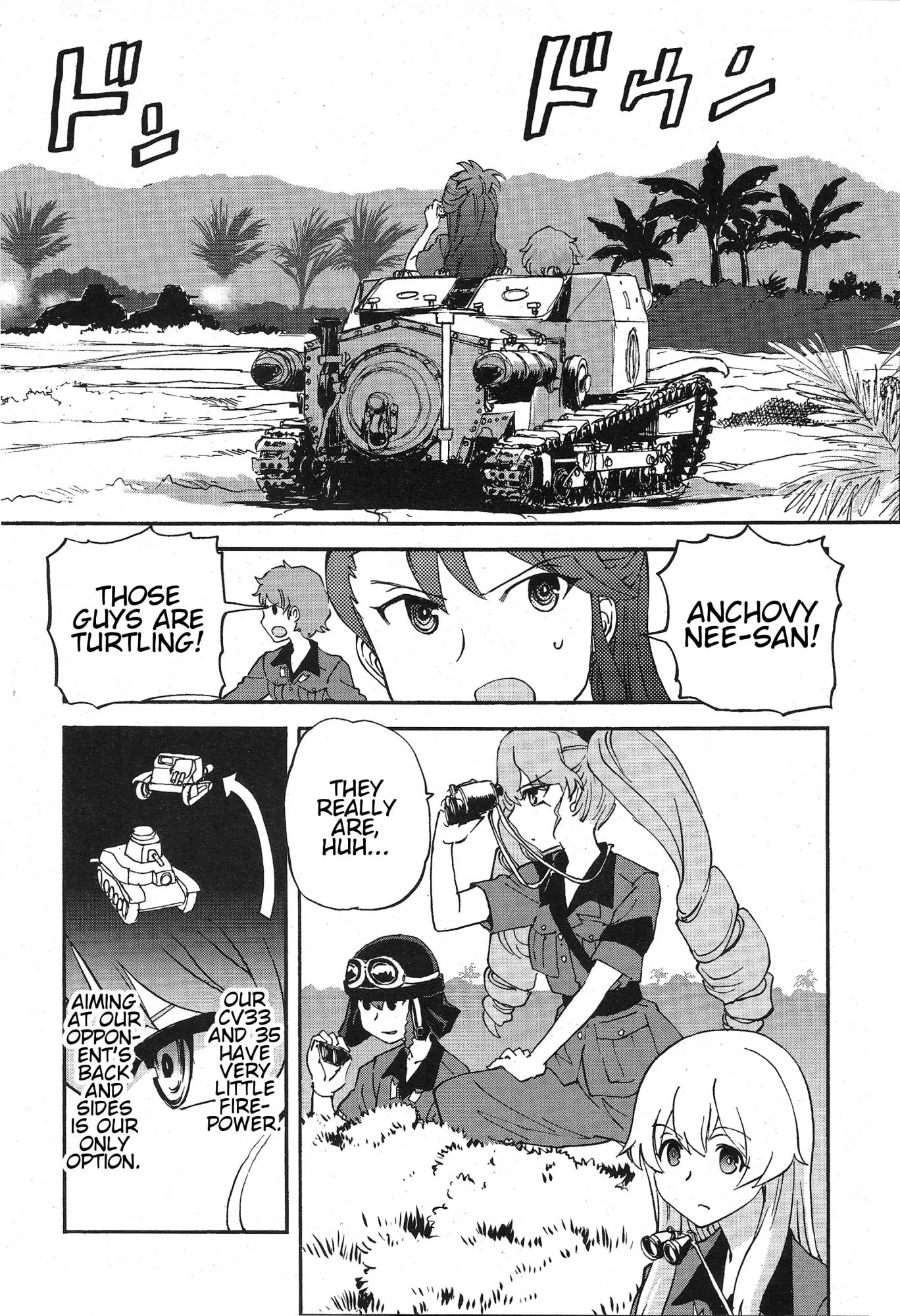 Girls & Panzer - Ribbon no Musha Chapter 14 page 4 - Chapter 14: Tategoto Highschool's Aung-san - Part 2
