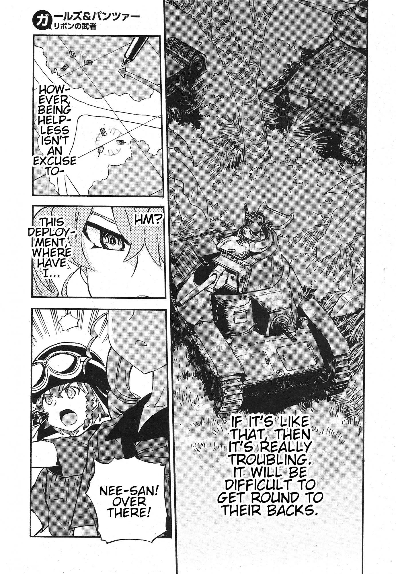 Girls & Panzer - Ribbon no Musha Chapter 14 page 5 - Chapter 14: Tategoto Highschool's Aung-san - Part 2