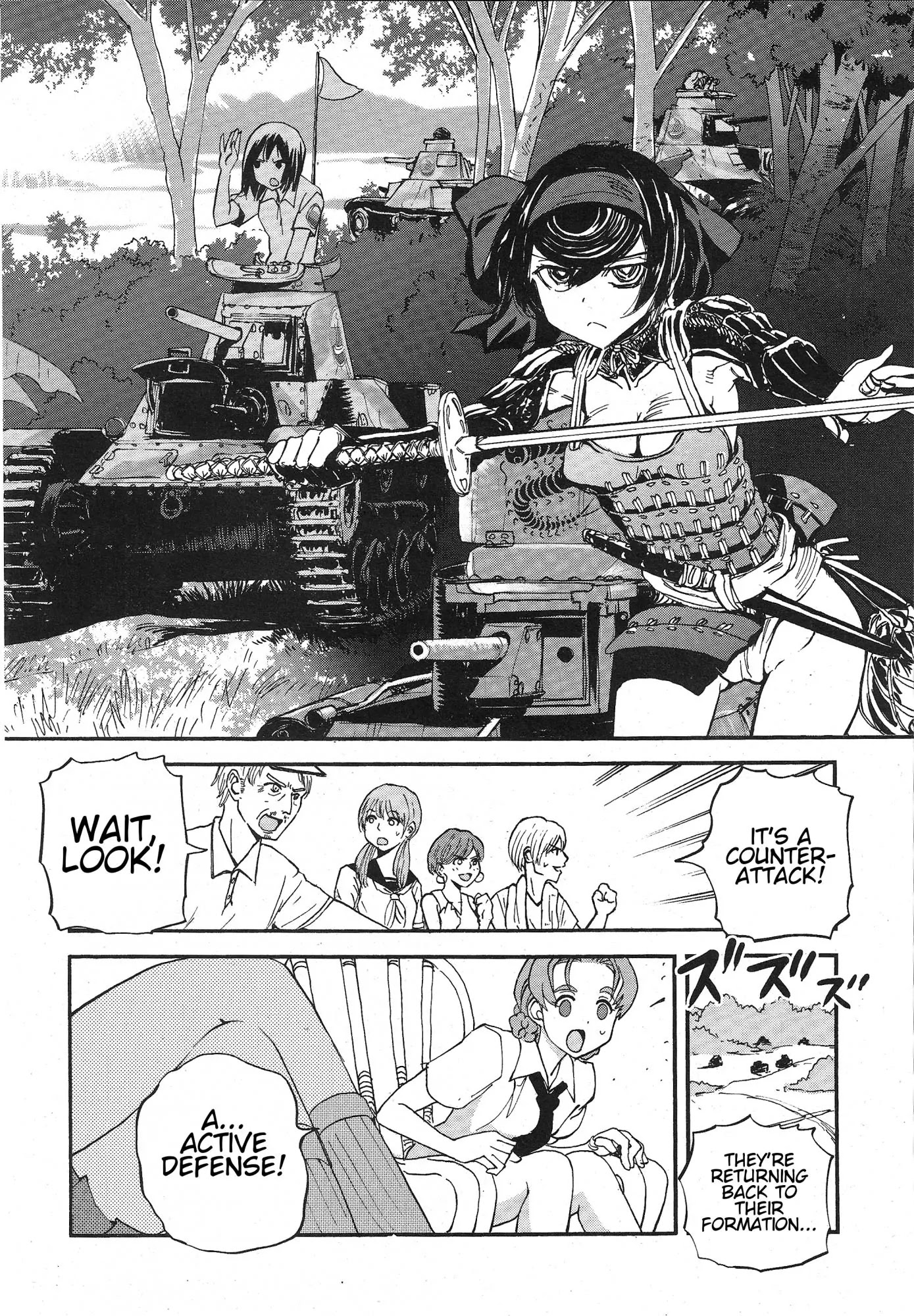 Girls & Panzer - Ribbon no Musha Chapter 14 page 8 - Chapter 14: Tategoto Highschool's Aung-san - Part 2