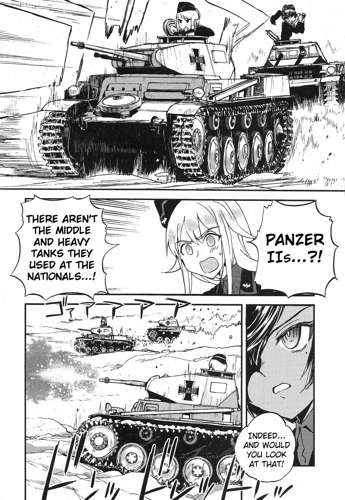Girls & Panzer - Ribbon no Musha Chapter 15 page 11 - Chapter 15: Kuromorimine Strikes Back - Part 1
