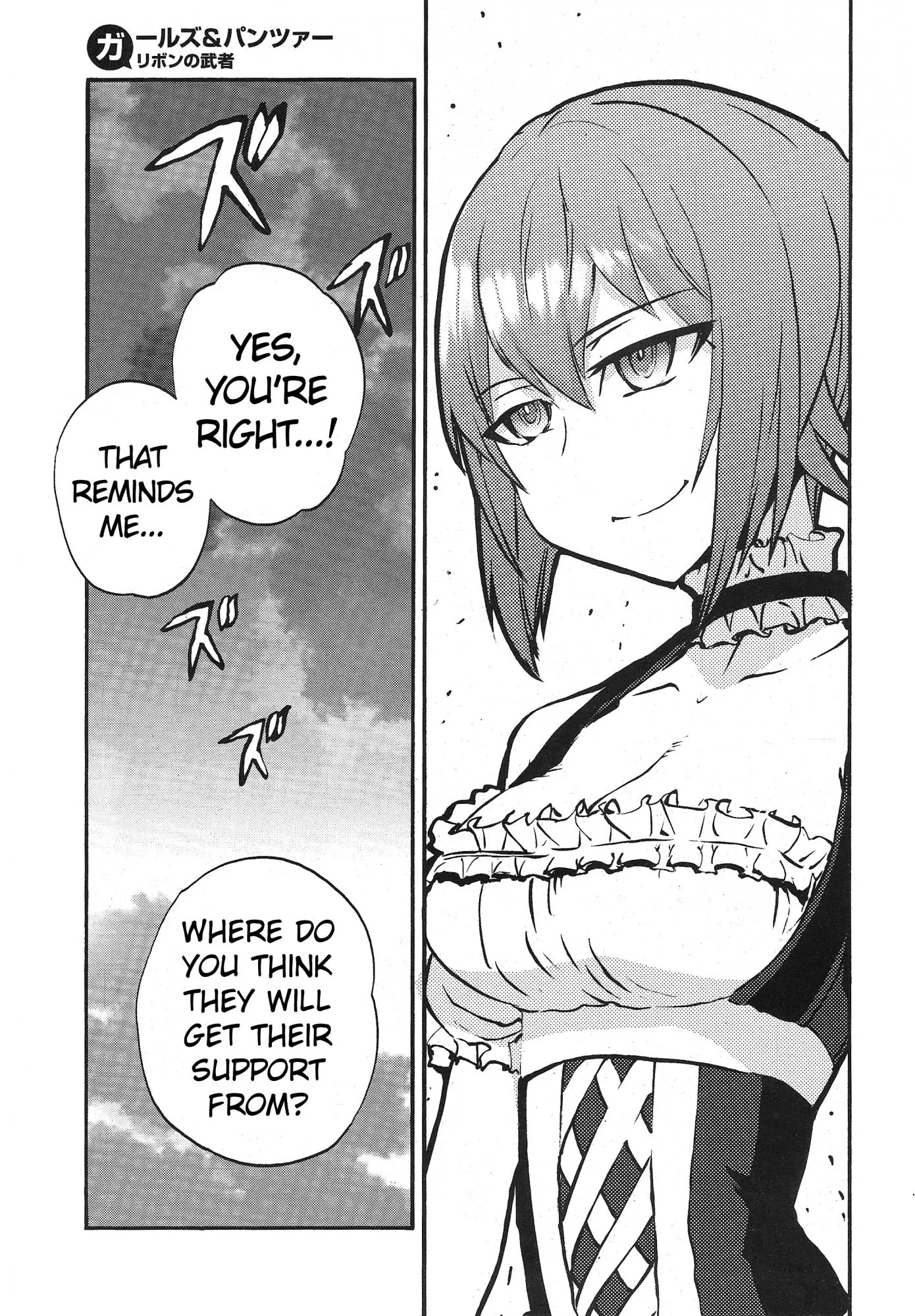 Girls & Panzer - Ribbon no Musha Chapter 15 page 34 - Chapter 15: Kuromorimine Strikes Back - Part 1