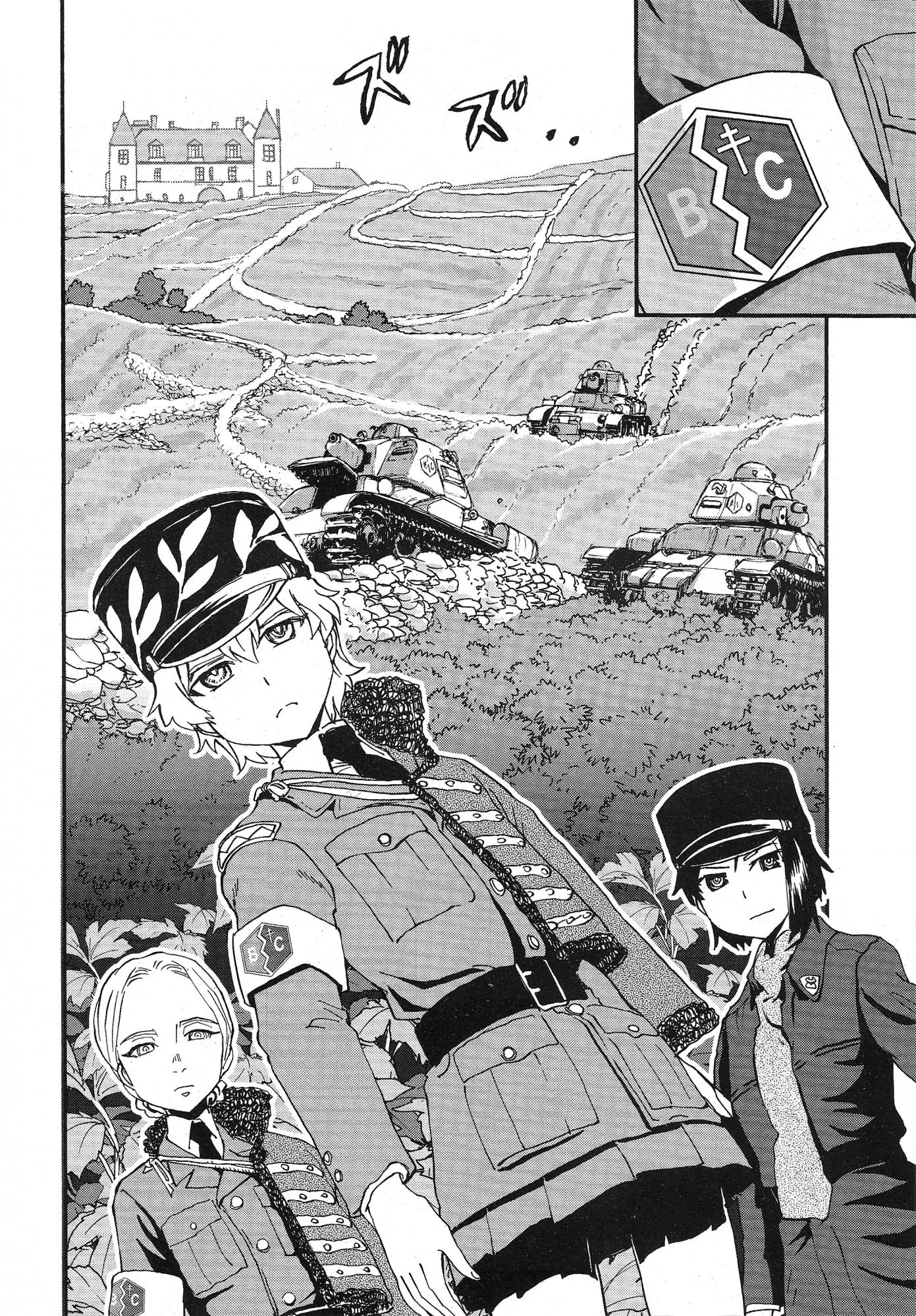 Girls & Panzer - Ribbon no Musha Chapter 15 page 35 - Chapter 15: Kuromorimine Strikes Back - Part 1
