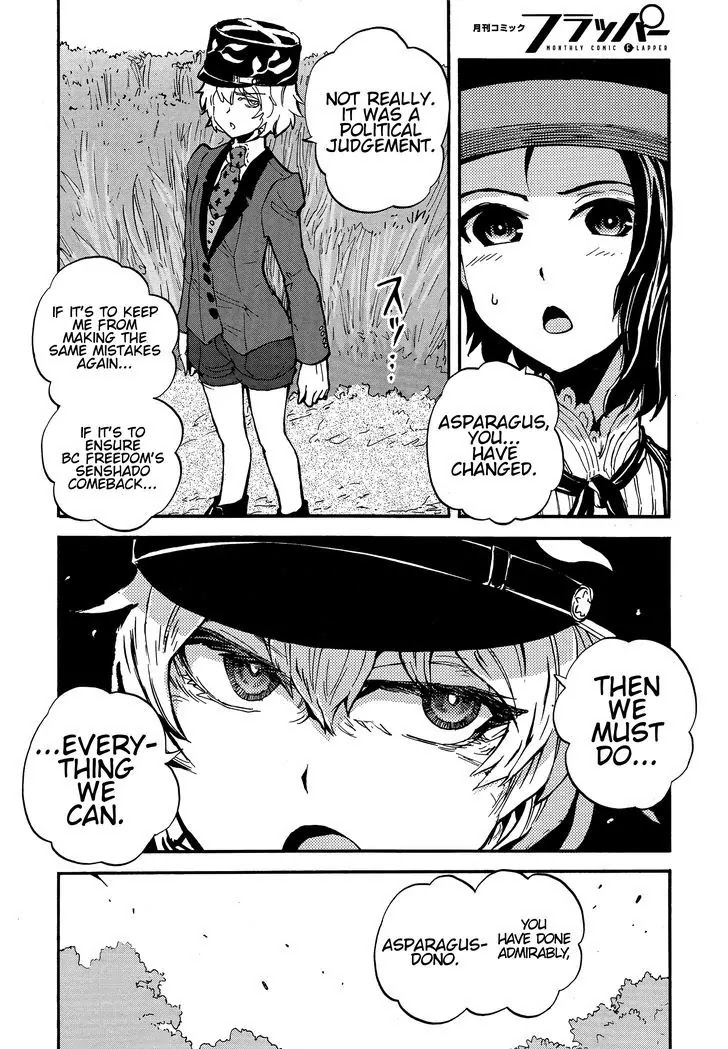 Girls & Panzer - Ribbon no Musha Chapter 16 page 16 - Chapter 16 : Kuromorimine Strikes Back - Part 2