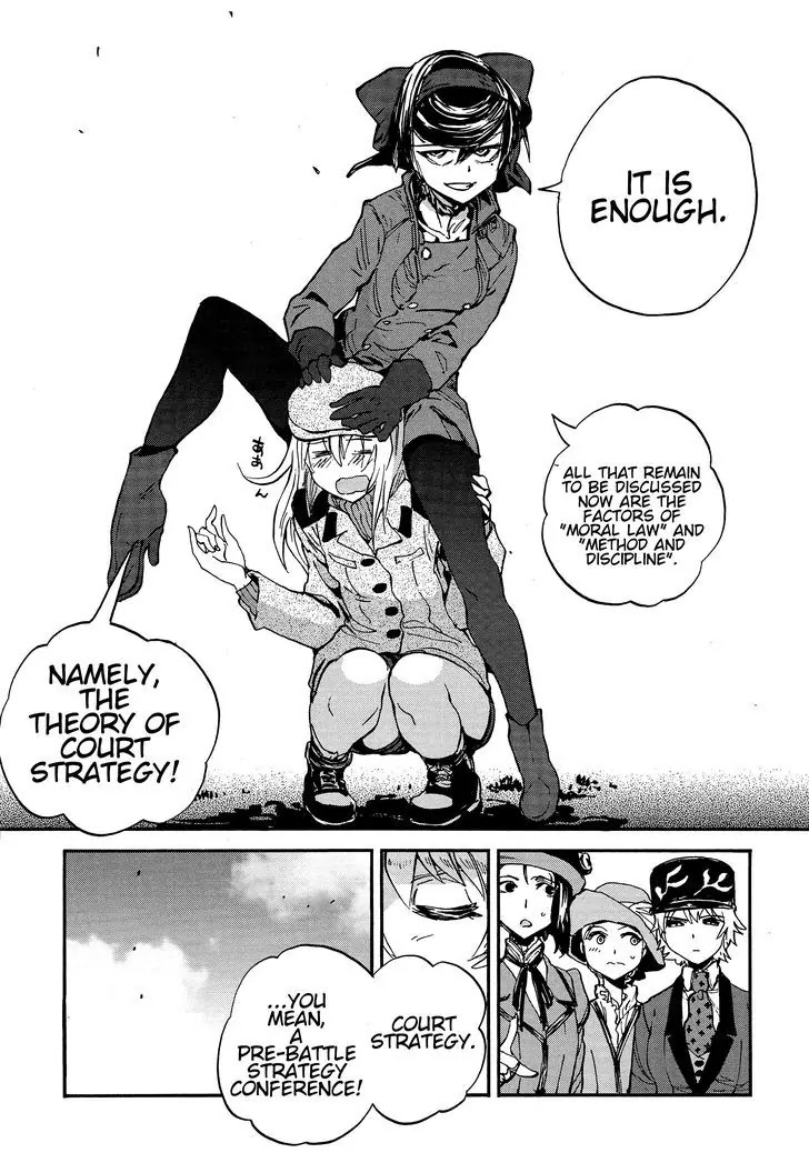Girls & Panzer - Ribbon no Musha Chapter 16 page 17 - Chapter 16 : Kuromorimine Strikes Back - Part 2