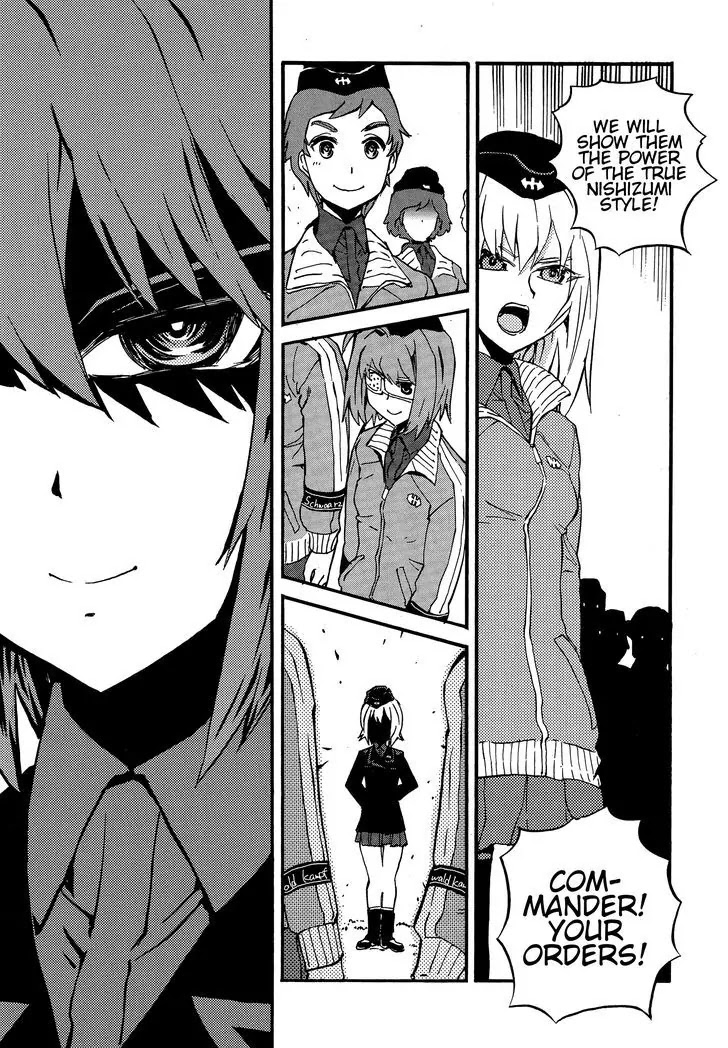 Girls & Panzer - Ribbon no Musha Chapter 16 page 21 - Chapter 16 : Kuromorimine Strikes Back - Part 2