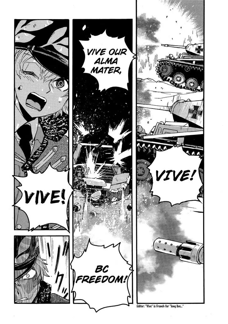 Girls & Panzer - Ribbon no Musha Chapter 17 page 35 - Chapter 17 : Kuromorimine Strikes Back - Part 3