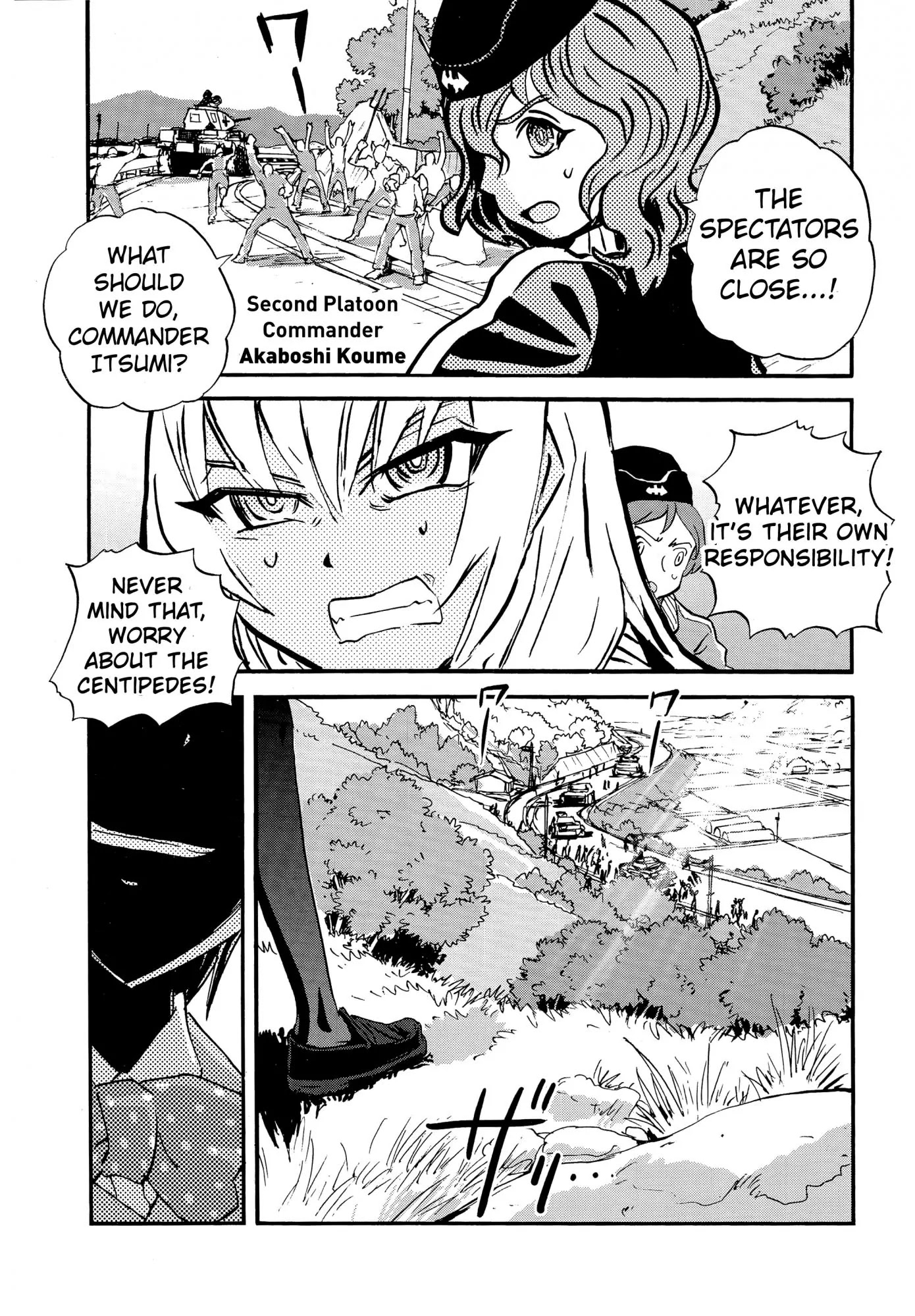 Girls & Panzer - Ribbon no Musha Chapter 18 page 11 - Chapter 18: Kuromorimine Strikes Back - Part 4