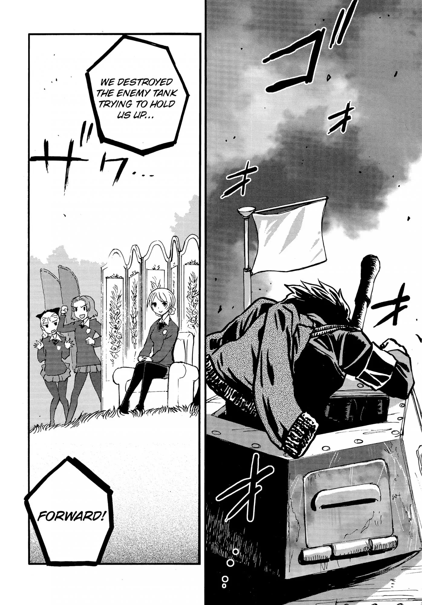 Girls & Panzer - Ribbon no Musha Chapter 18 page 2 - Chapter 18: Kuromorimine Strikes Back - Part 4