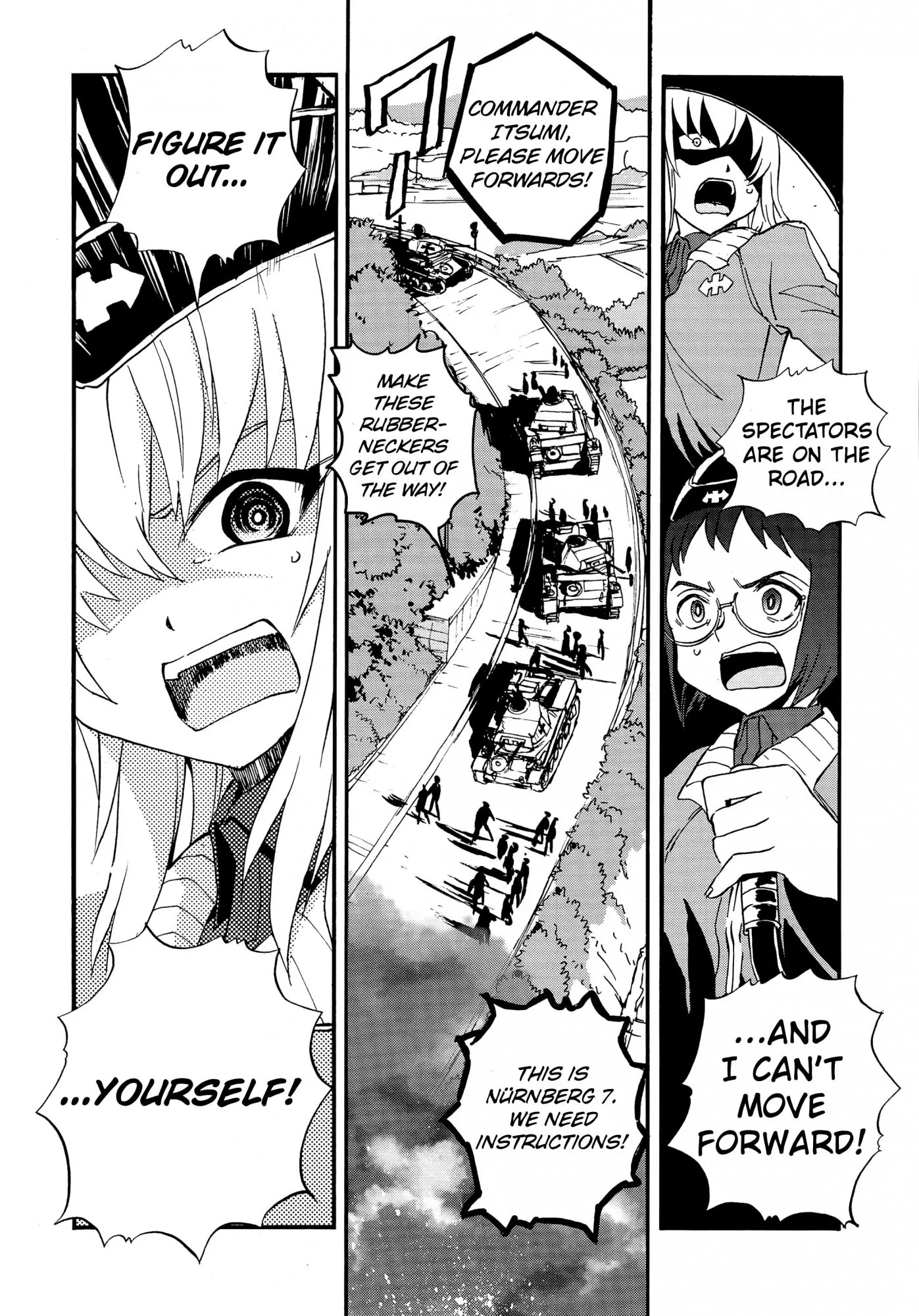 Girls & Panzer - Ribbon no Musha Chapter 18 page 23 - Chapter 18: Kuromorimine Strikes Back - Part 4