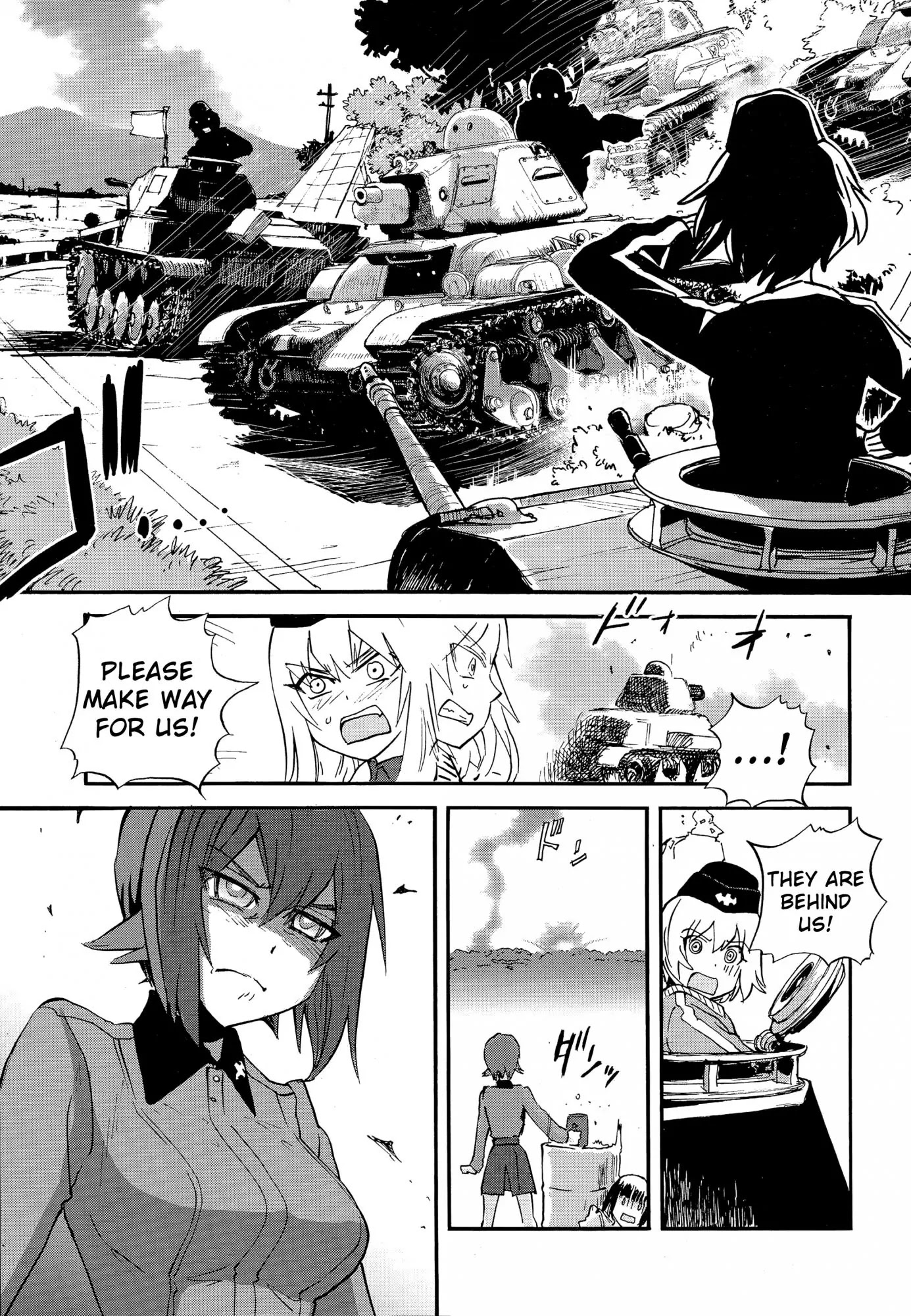 Girls & Panzer - Ribbon no Musha Chapter 18 page 29 - Chapter 18: Kuromorimine Strikes Back - Part 4