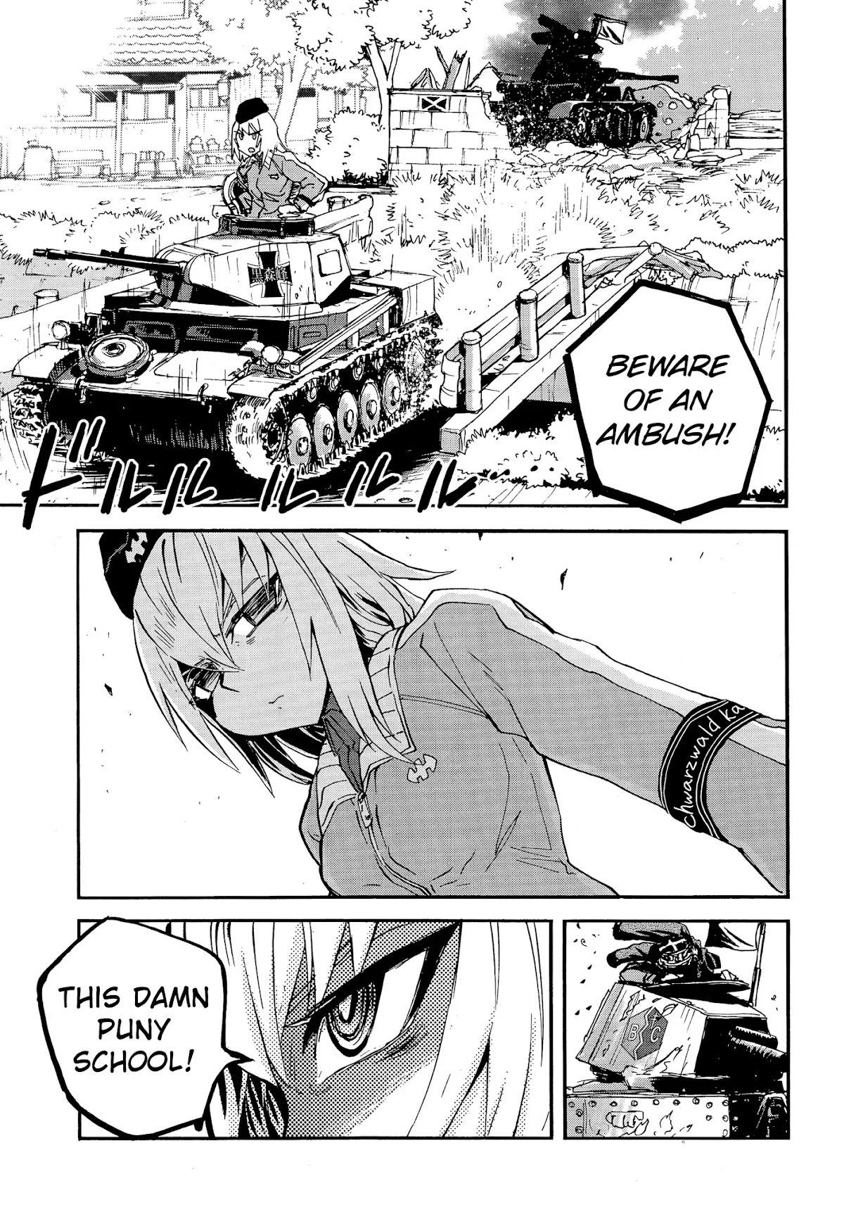 Girls & Panzer - Ribbon no Musha Chapter 18 page 3 - Chapter 18: Kuromorimine Strikes Back - Part 4