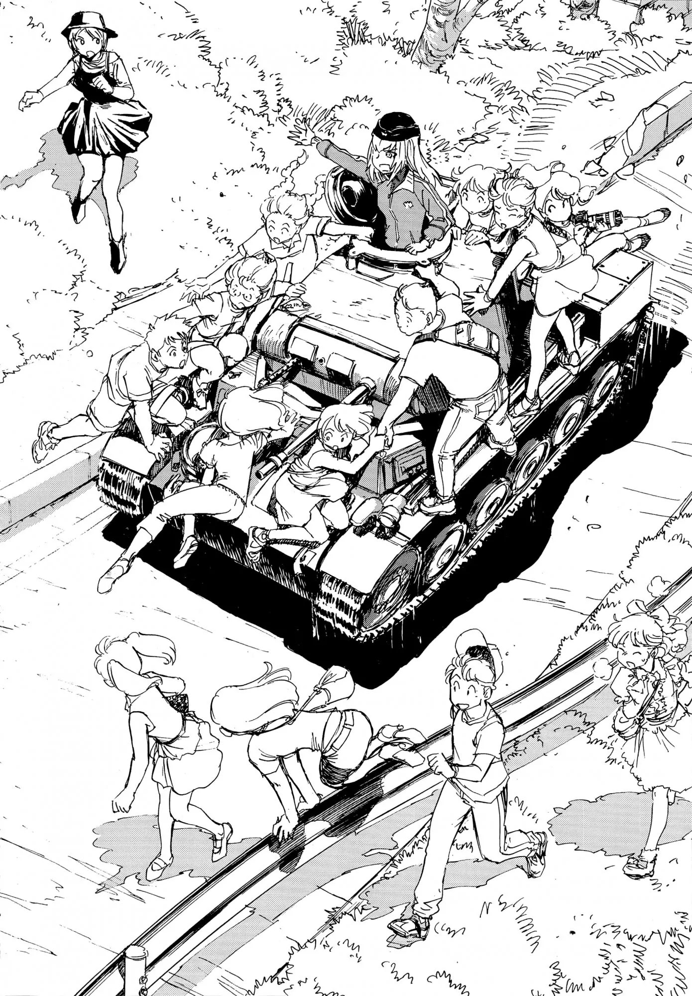 Girls & Panzer - Ribbon no Musha Chapter 18 page 32 - Chapter 18: Kuromorimine Strikes Back - Part 4