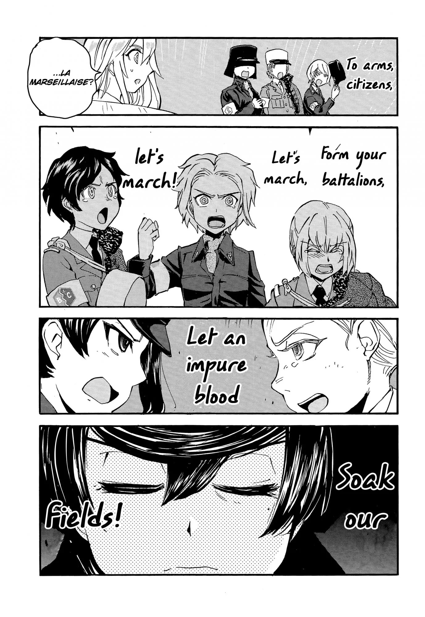 Girls & Panzer - Ribbon no Musha Chapter 18 page 7 - Chapter 18: Kuromorimine Strikes Back - Part 4