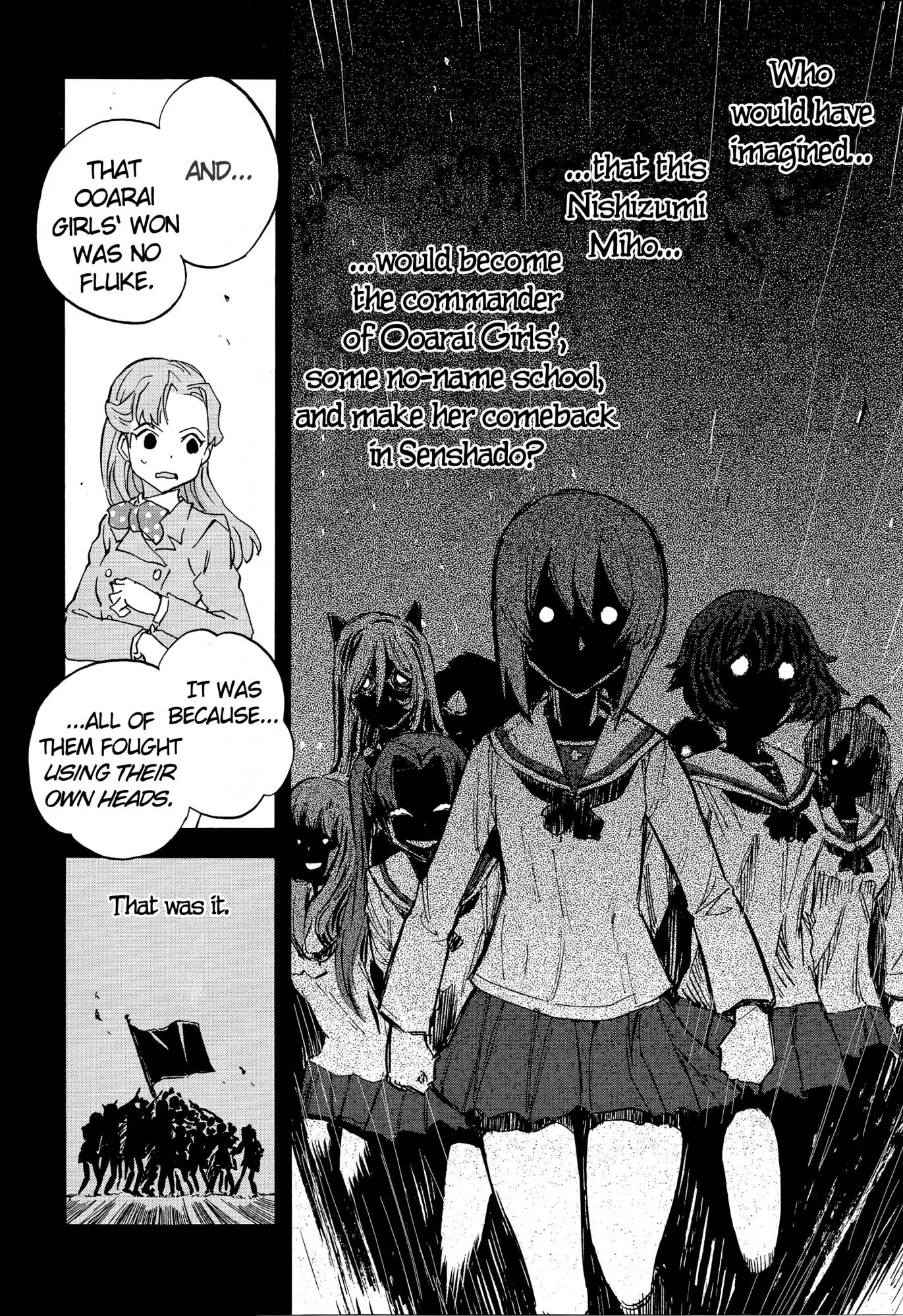 Girls & Panzer - Ribbon no Musha Chapter 19 page 12 - Chapter 19: Kuromorimine Strikes Back - Part 5