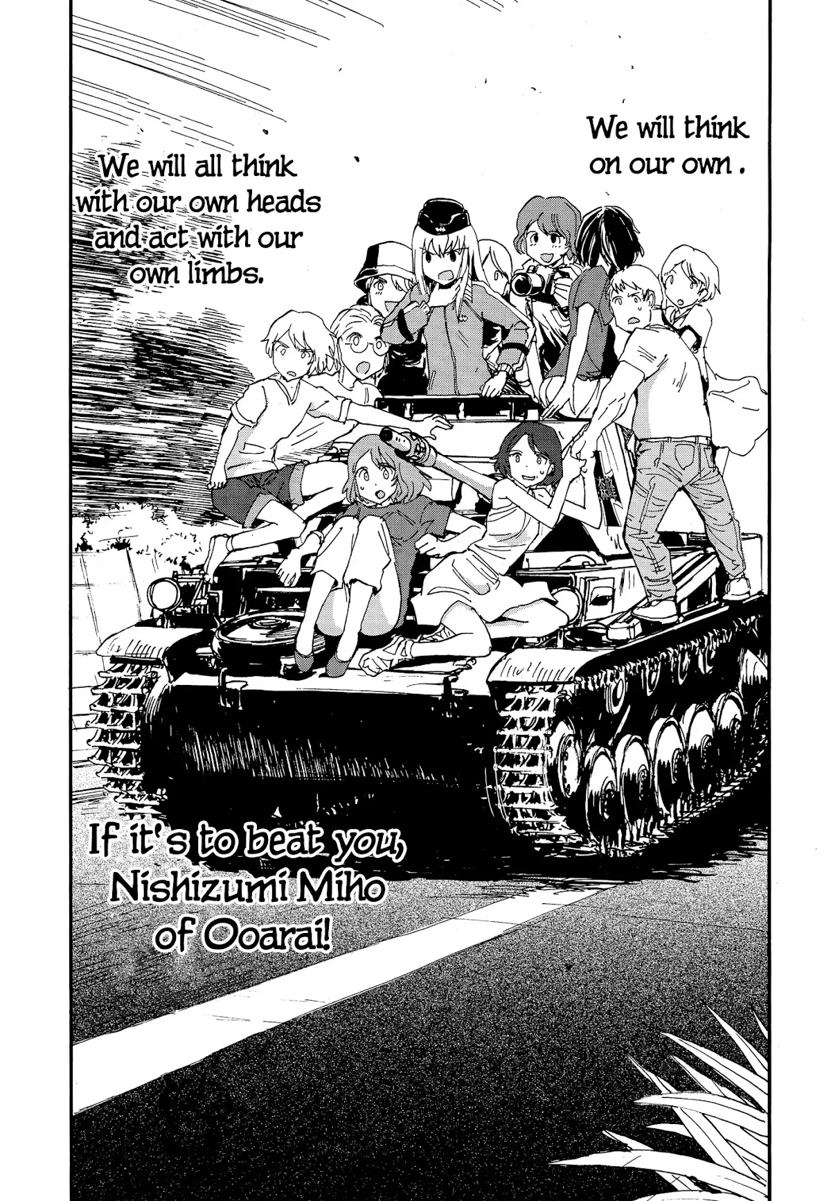 Girls & Panzer - Ribbon no Musha Chapter 19 page 15 - Chapter 19: Kuromorimine Strikes Back - Part 5