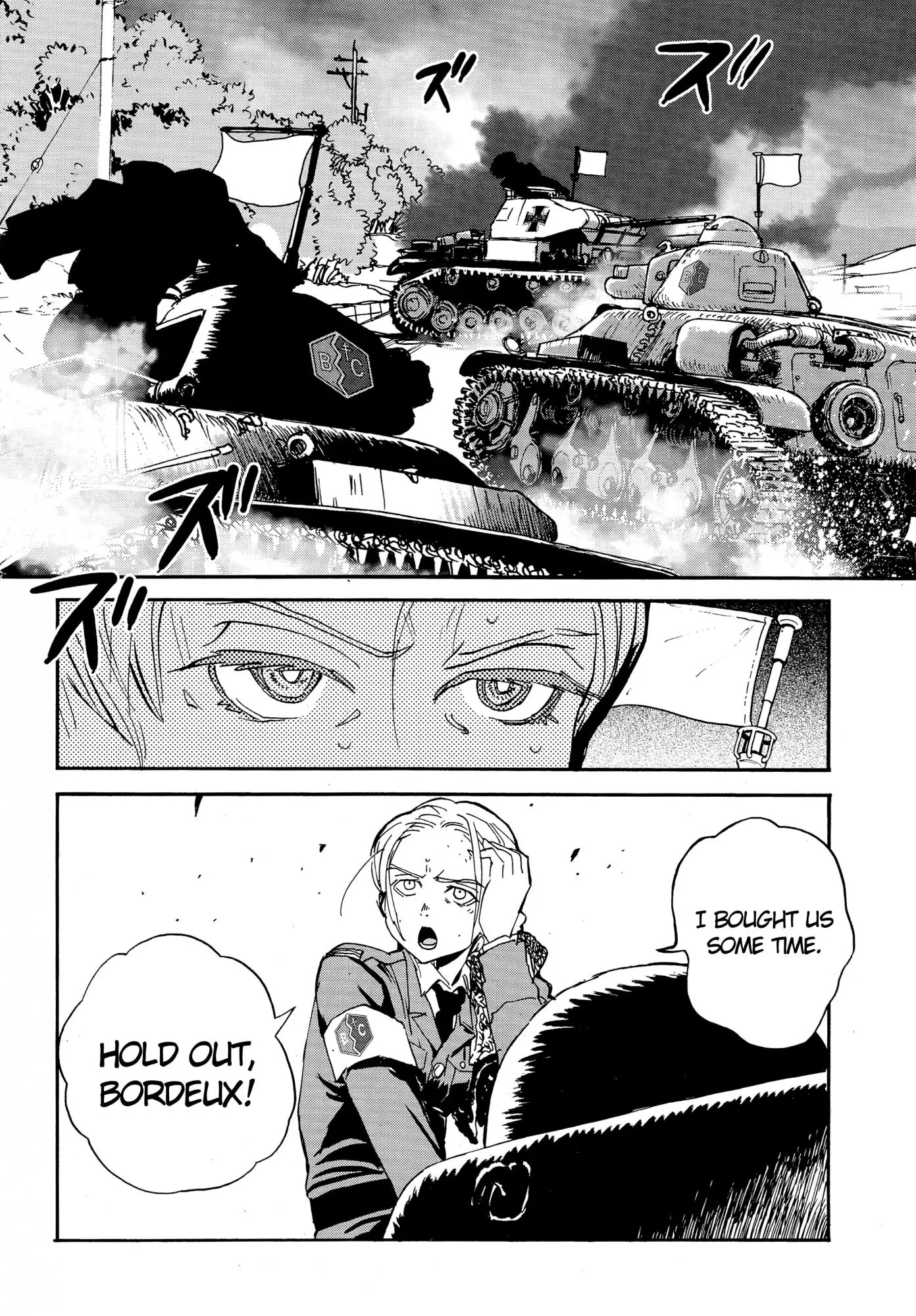 Girls & Panzer - Ribbon no Musha Chapter 19 page 2 - Chapter 19: Kuromorimine Strikes Back - Part 5