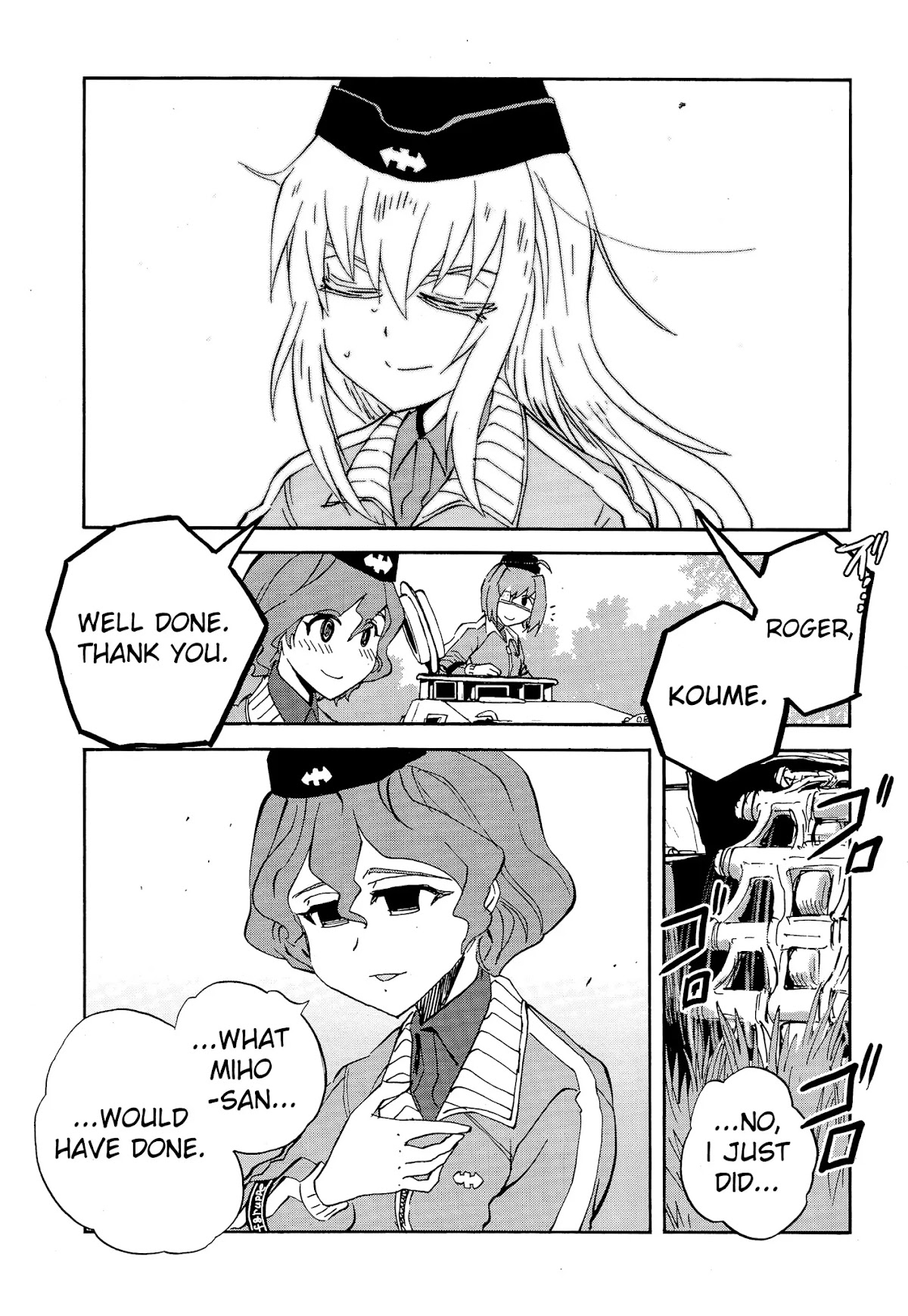 Girls & Panzer - Ribbon no Musha Chapter 19 page 5 - Chapter 19: Kuromorimine Strikes Back - Part 5