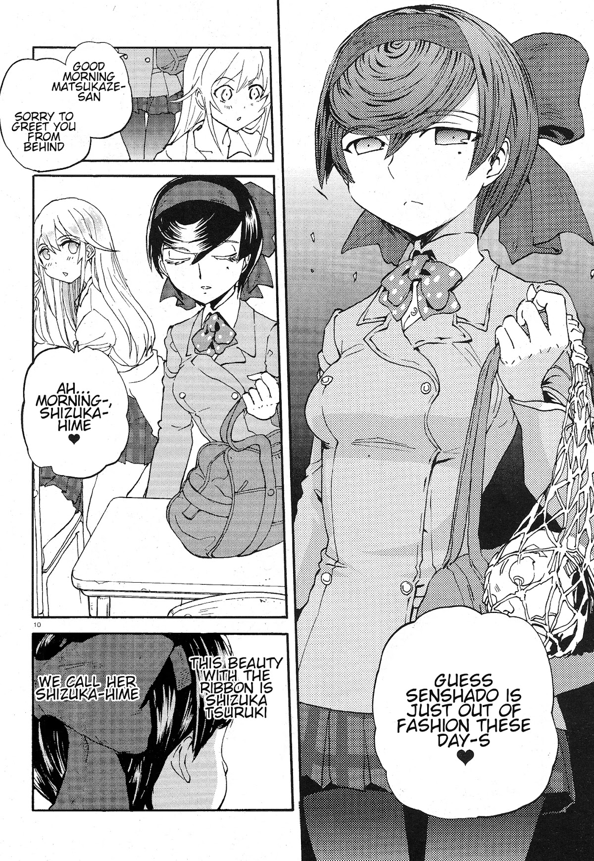 Girls & Panzer - Ribbon no Musha Chapter 2 page 11 - Chapter 2: The Two's Encounter