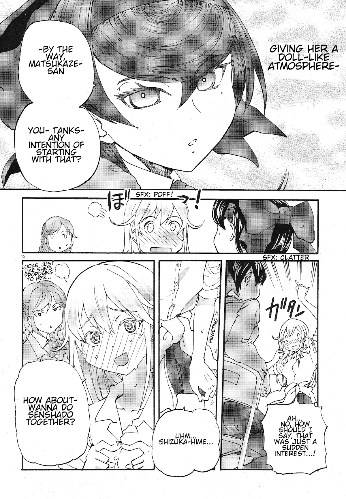 Girls & Panzer - Ribbon no Musha Chapter 2 page 13 - Chapter 2: The Two's Encounter