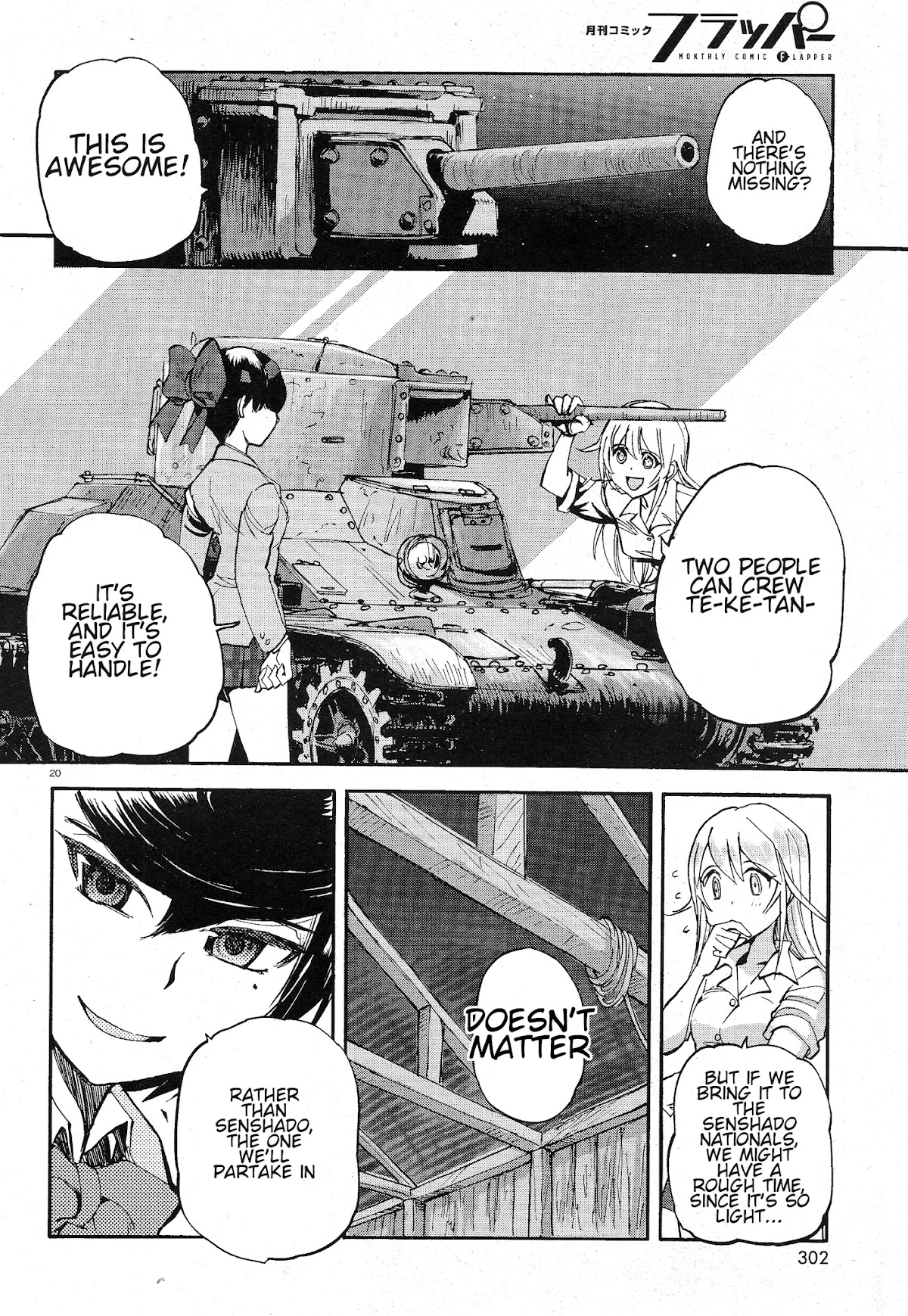 Girls & Panzer - Ribbon no Musha Chapter 2 page 21 - Chapter 2: The Two's Encounter